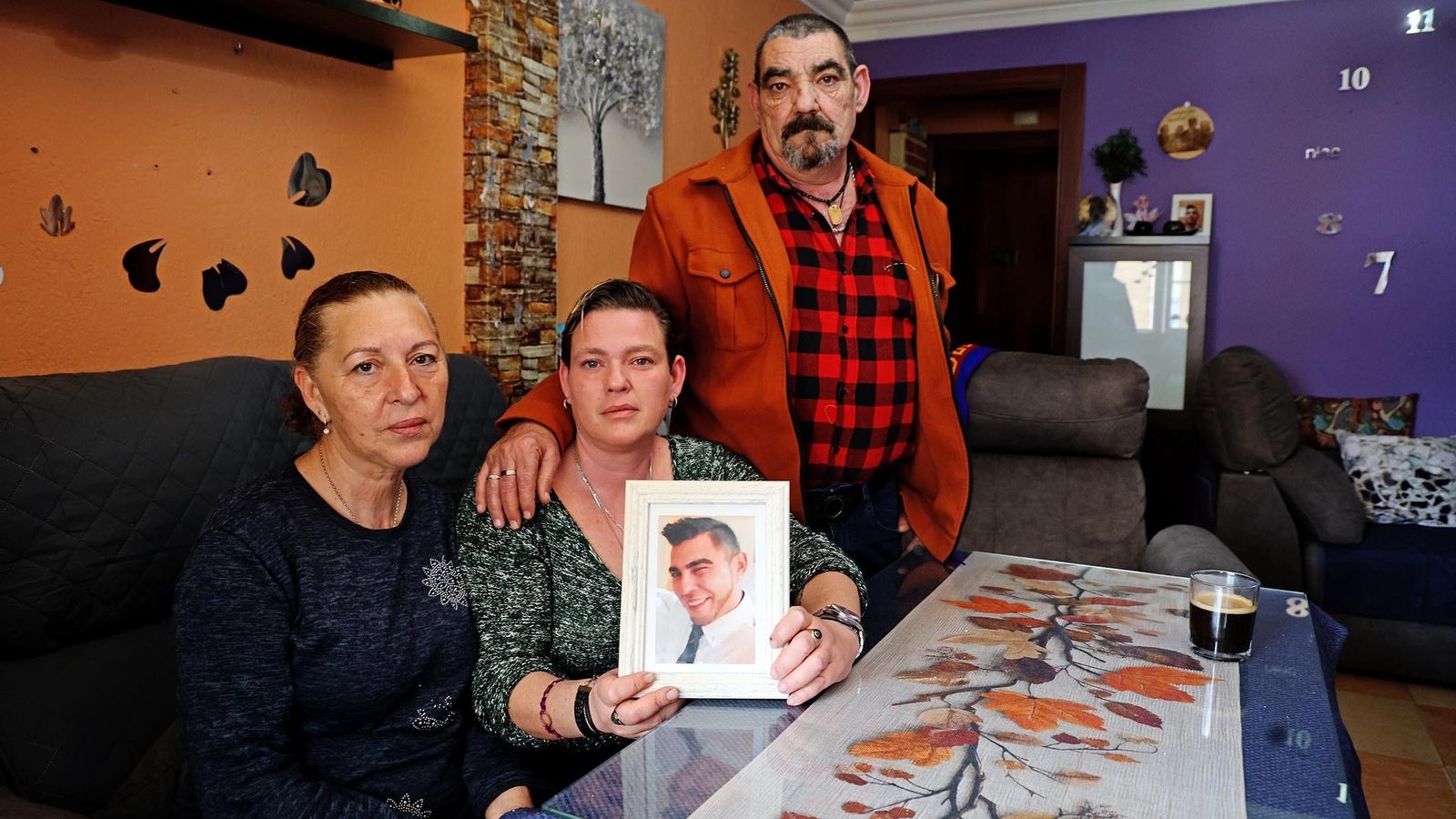 Familia de José Díaz Pérez, un año después de su muerte.