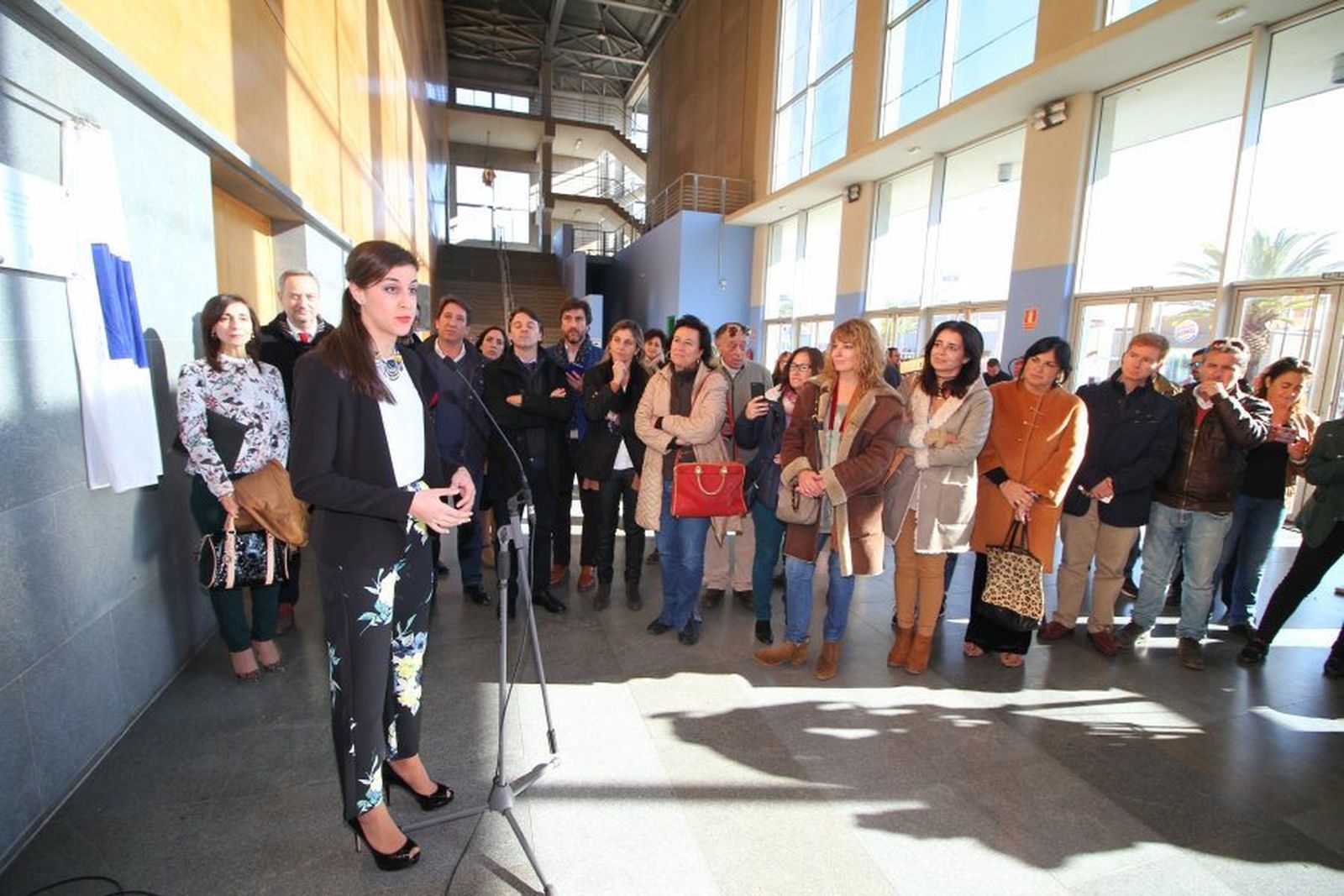 Inaugurado el nuevo nombre del Palacio de Deportes Carolina Marín