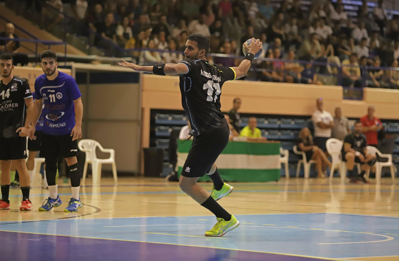 Hamza realiza un lanzamiento la pasada temporada.