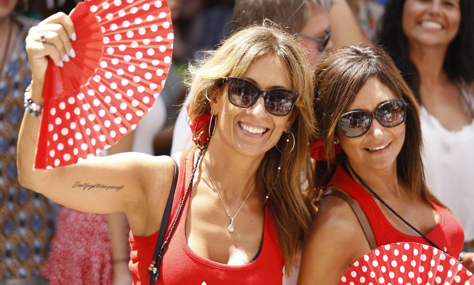 Fotos del último día de Feria de Málaga en el centro