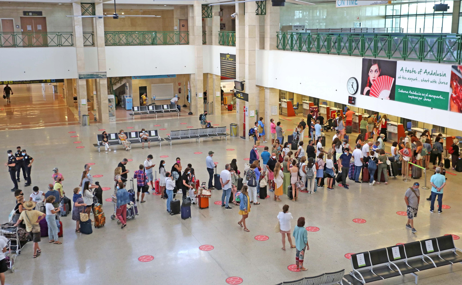 El Aeropuerto de Jerez se llena en Julio