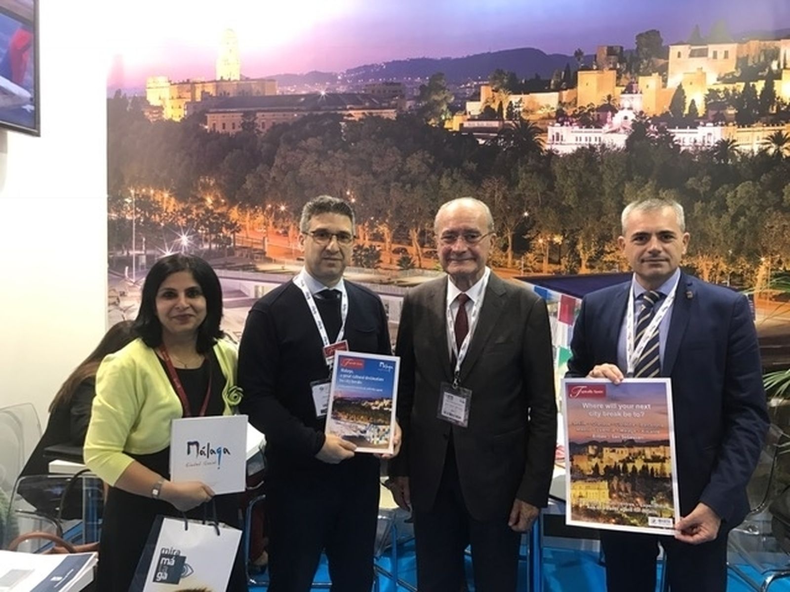 Una de las presentaciones realizadas ayer en el expositor de Málaga.