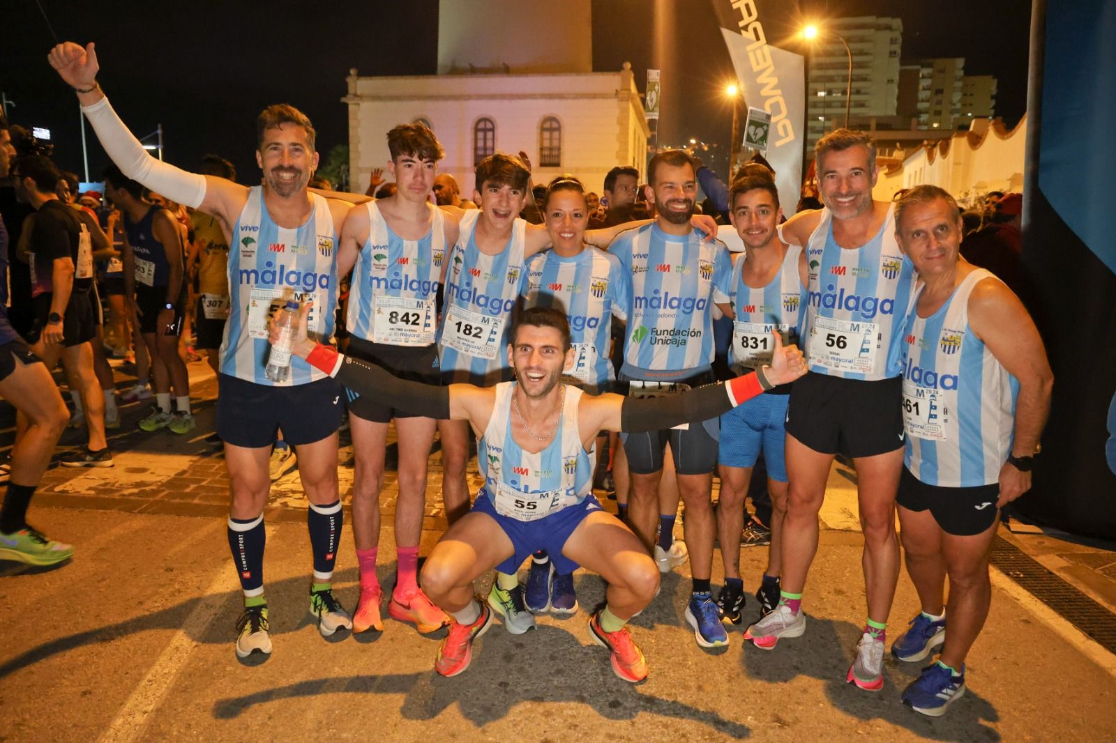 Las fotos de la San Silvestre del Real Club Mediterráneo en Málaga