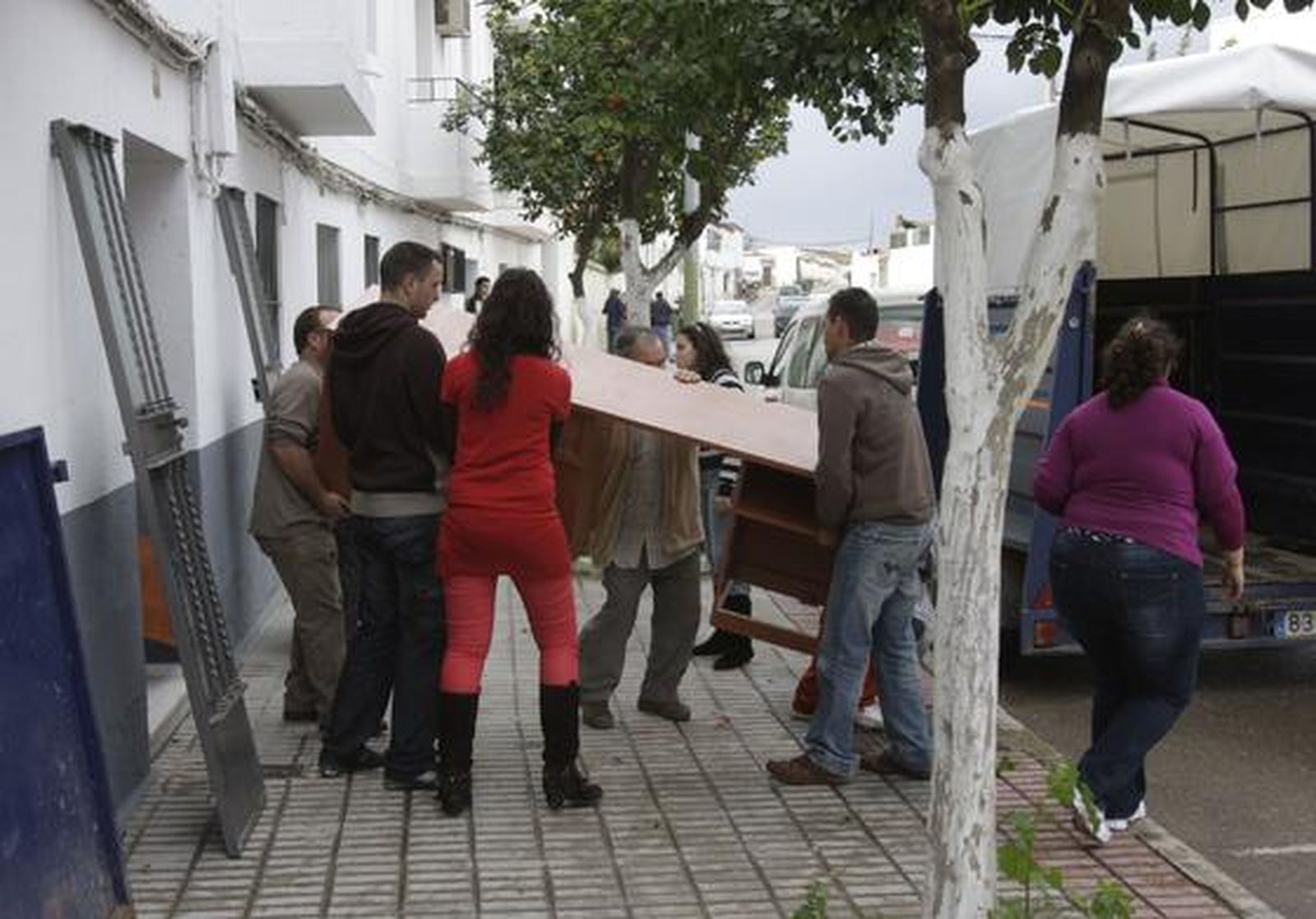 El agua amenaza las viviendas más cercanas al río.  Foto: Juan Carlos Vázquez