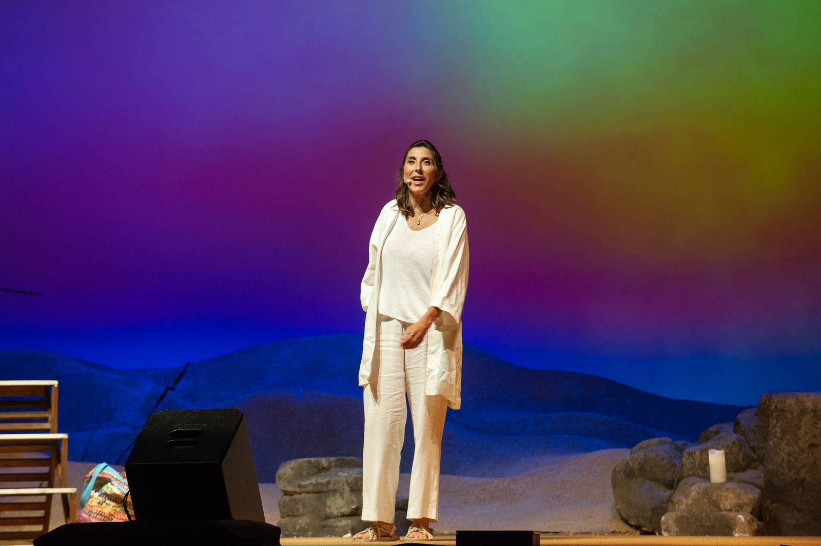 Imágenes de la actuación de la humorista Paz Padilla, en el ciclo TÍO PEPE Comedy