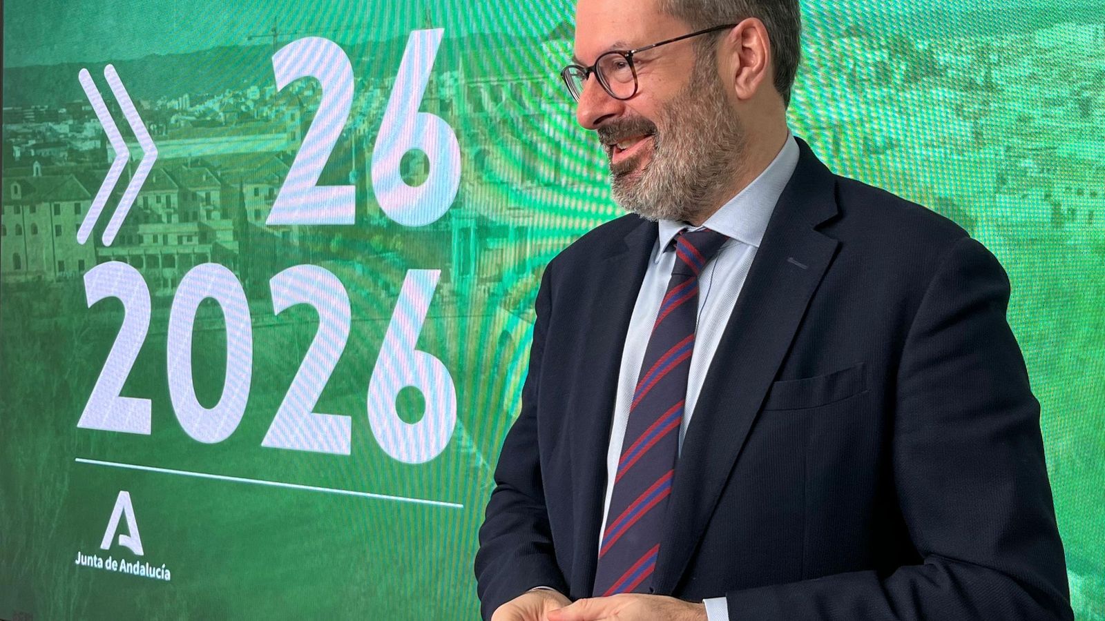 Adolfo Molina, durante su comparecencia pública.