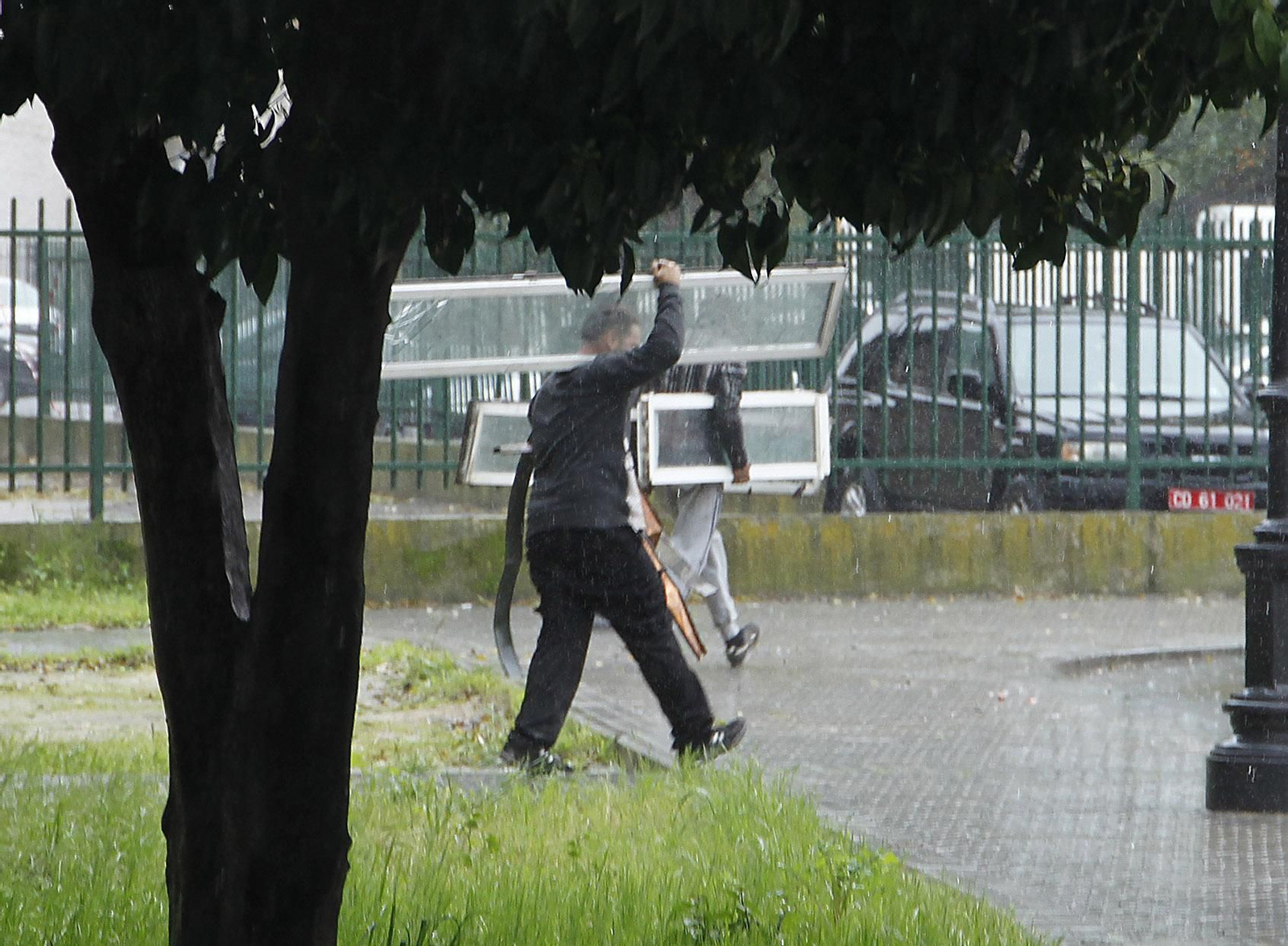 Imágenes del momento del robo en el edificio que albergaba la discoteca Bandalai