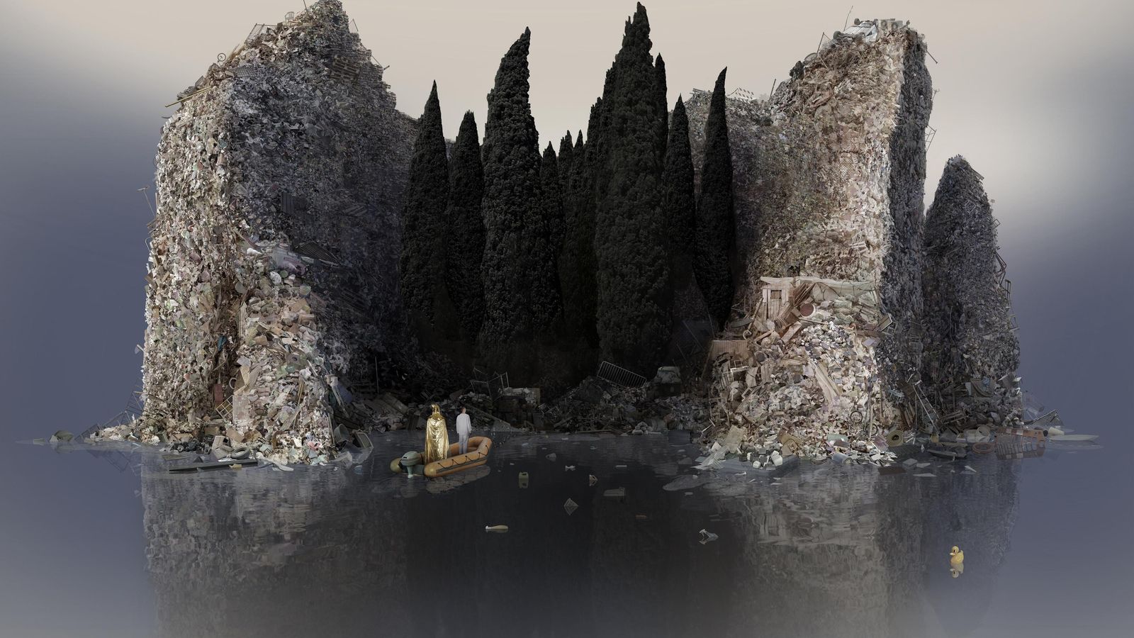 La interpretación de Ángel Pantoja de ‘La isla de los muertos’ de Böcklin.