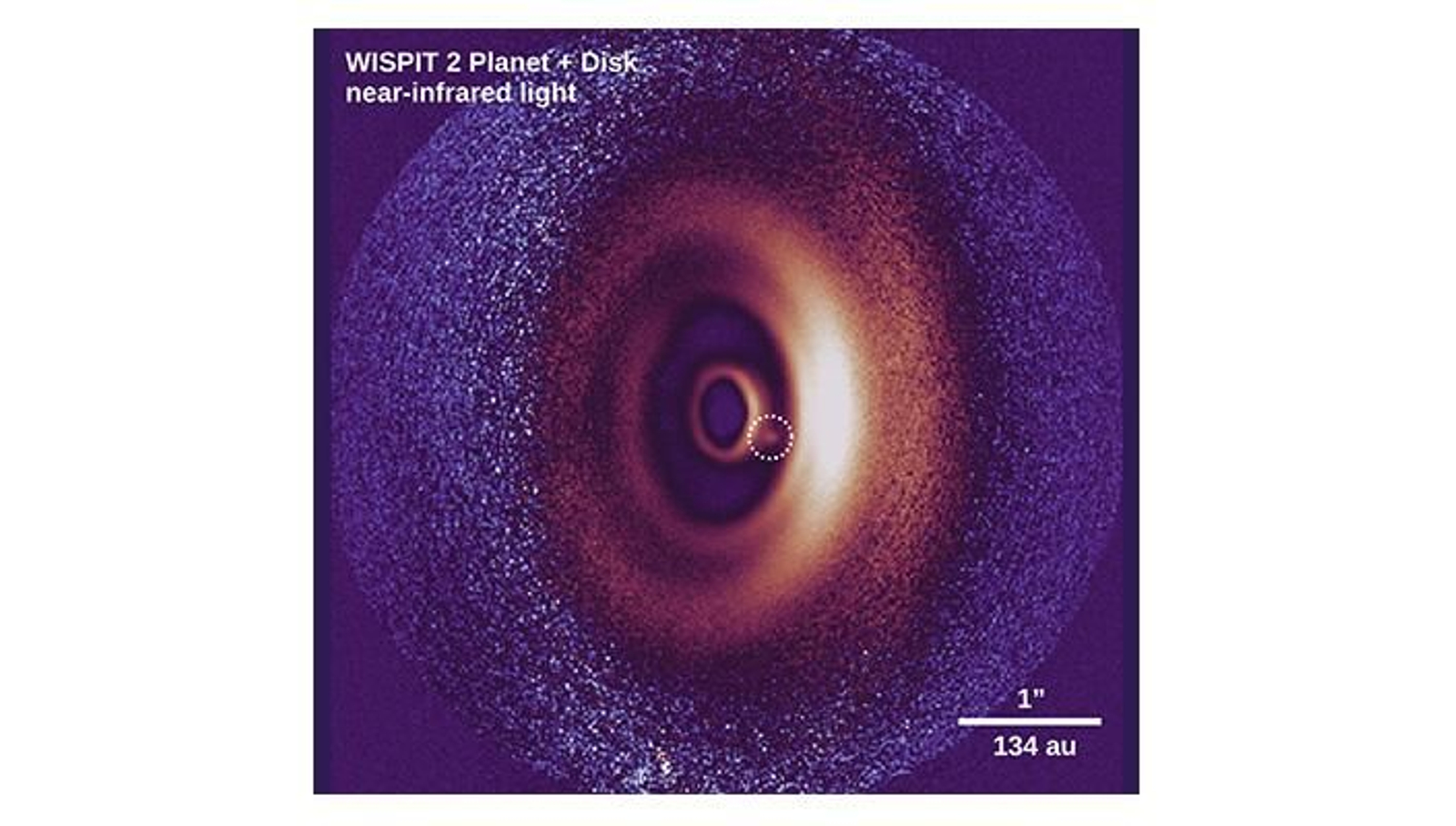 Descubren un nuevo exoplaneta en formación alrededor de una estrella joven similar al Sol