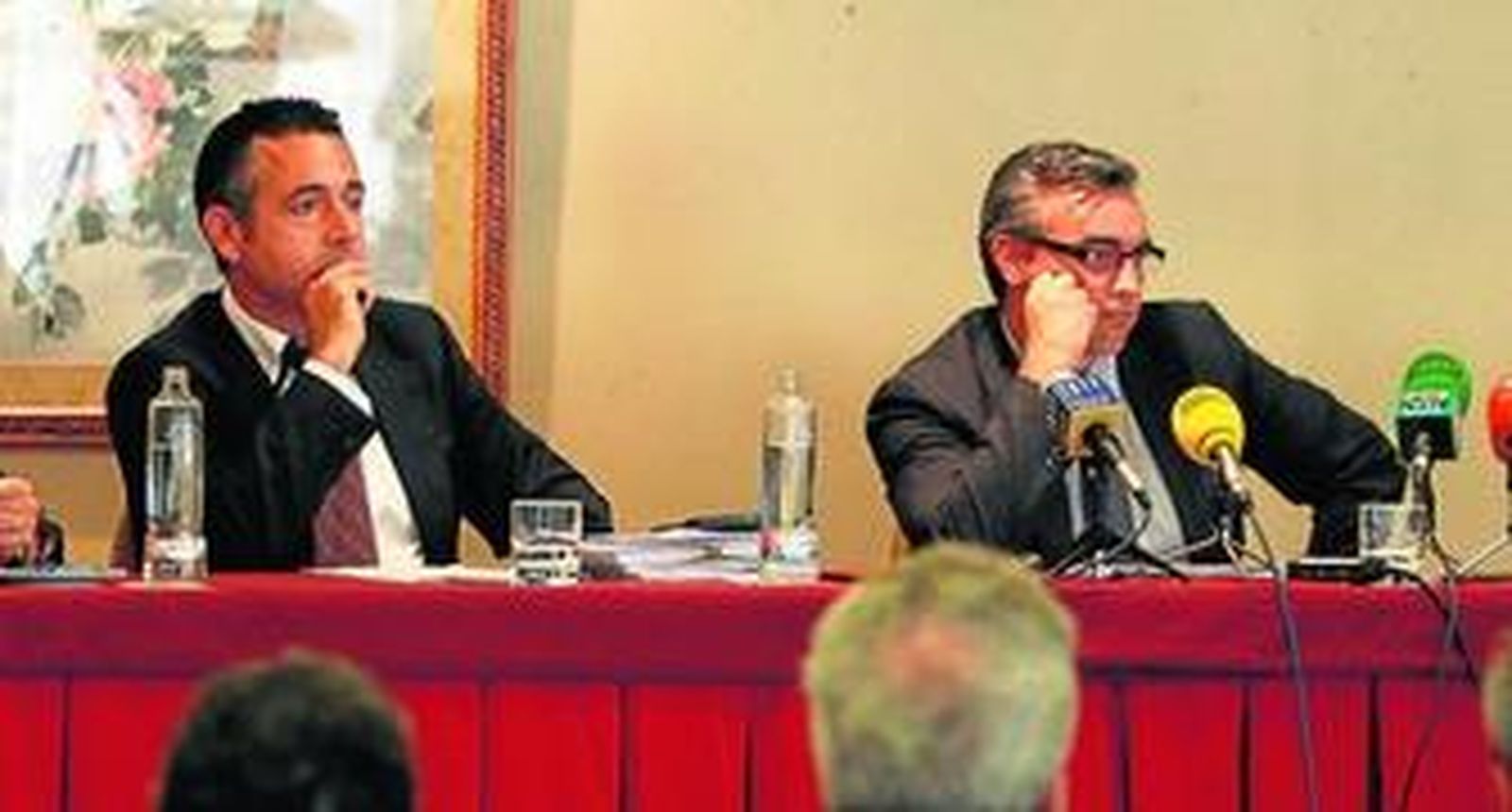 Diego García (i) y Luis Sánchez Grimaldi ejercerán de secretario y presidente en la próxima junta de accionistas.