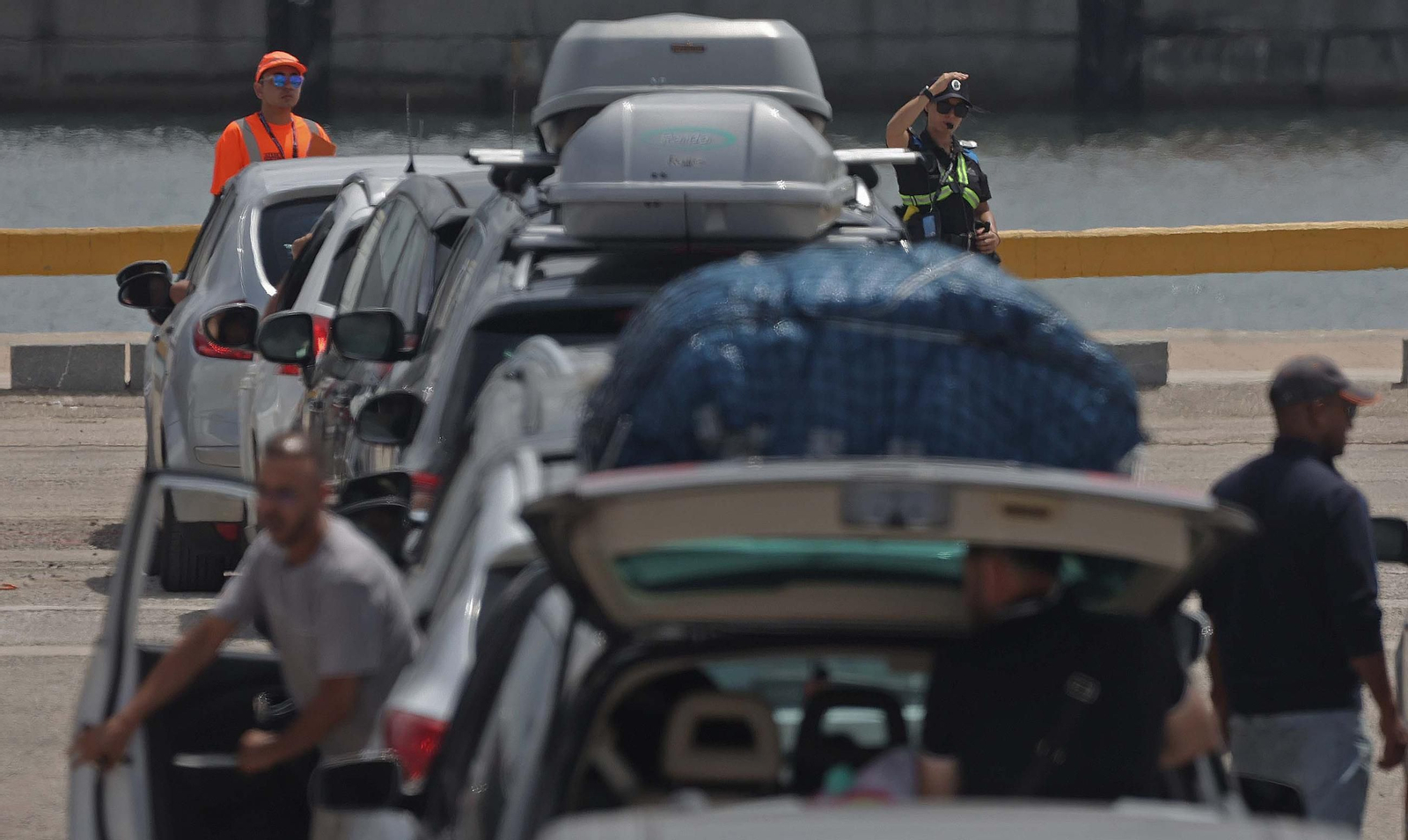 Fotos del primer domingo de agosto en la Operación Paso del Estrecho en Algeciras