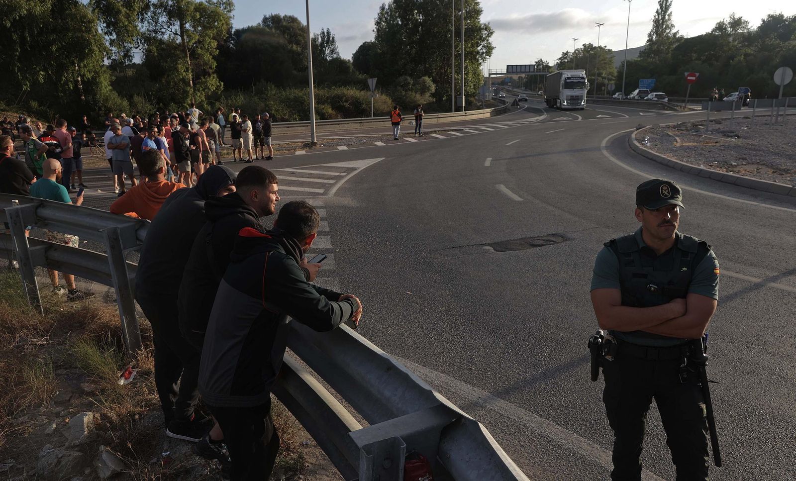 Fotos de la jornada del miércoles de la huelga del metal en el Campo de Gibraltar