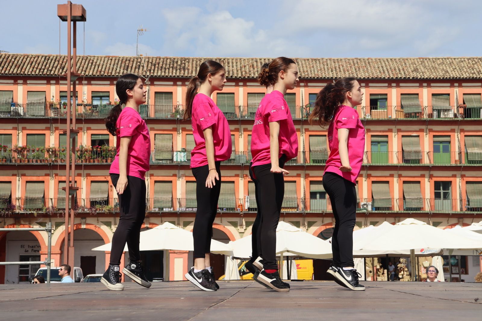 'Flashmob' en La Corredera por el Día Internacional de la Danza