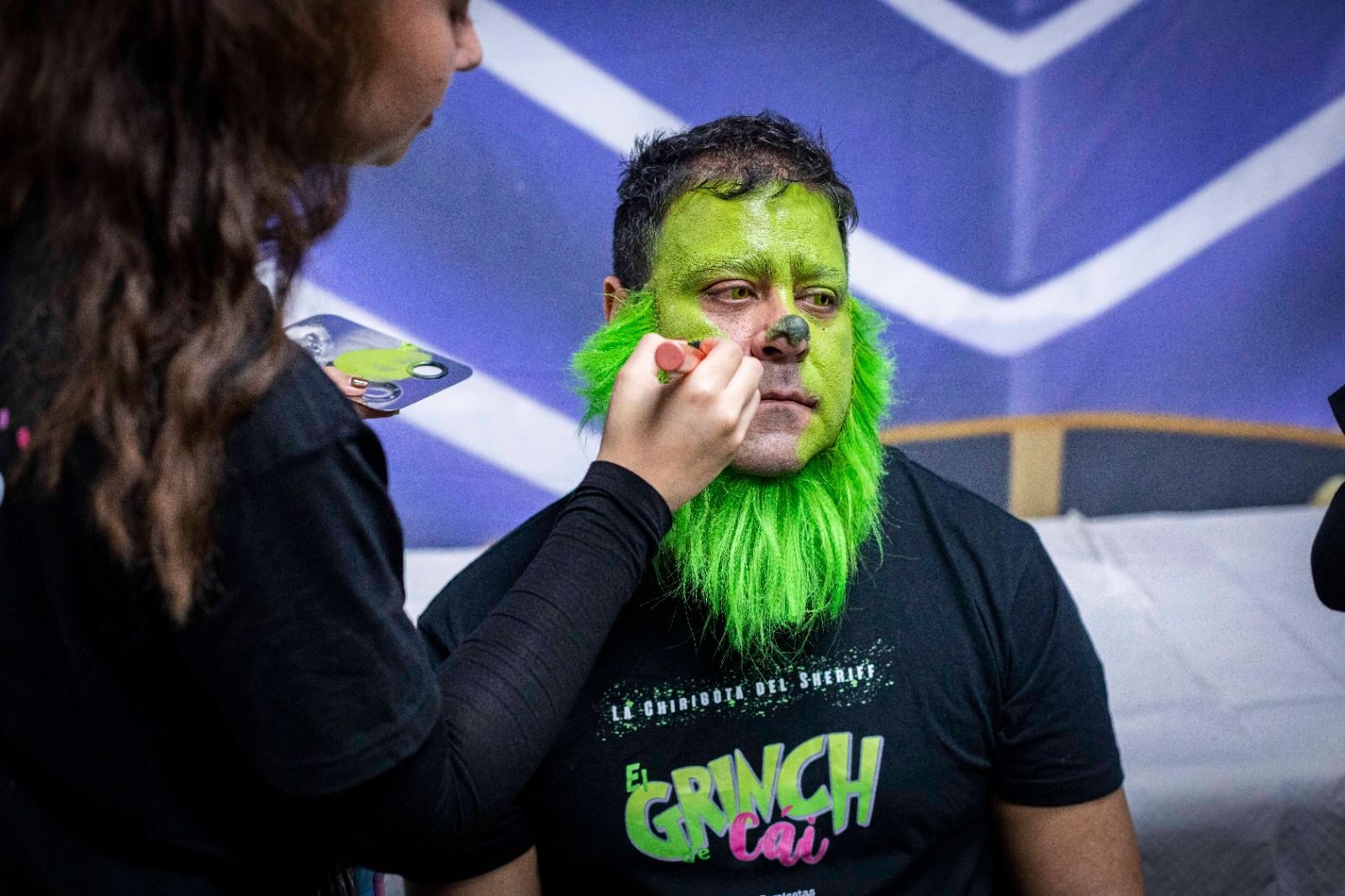 La transformación de la chirigota del Sheriff en el Grinch