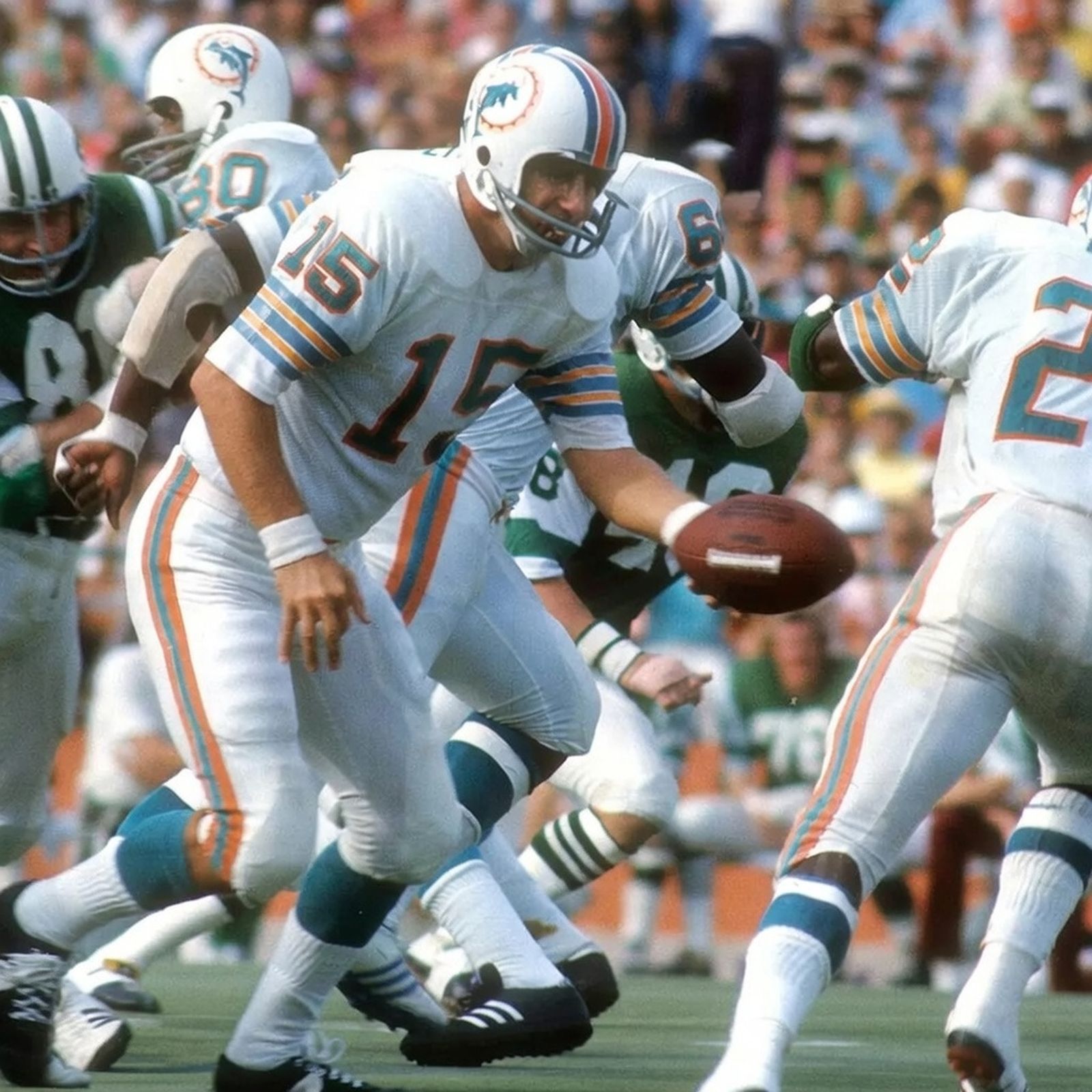 Earl Morrall en un lance del juego. Es el jugador acertado por Rosa en 'Pasapalabra'