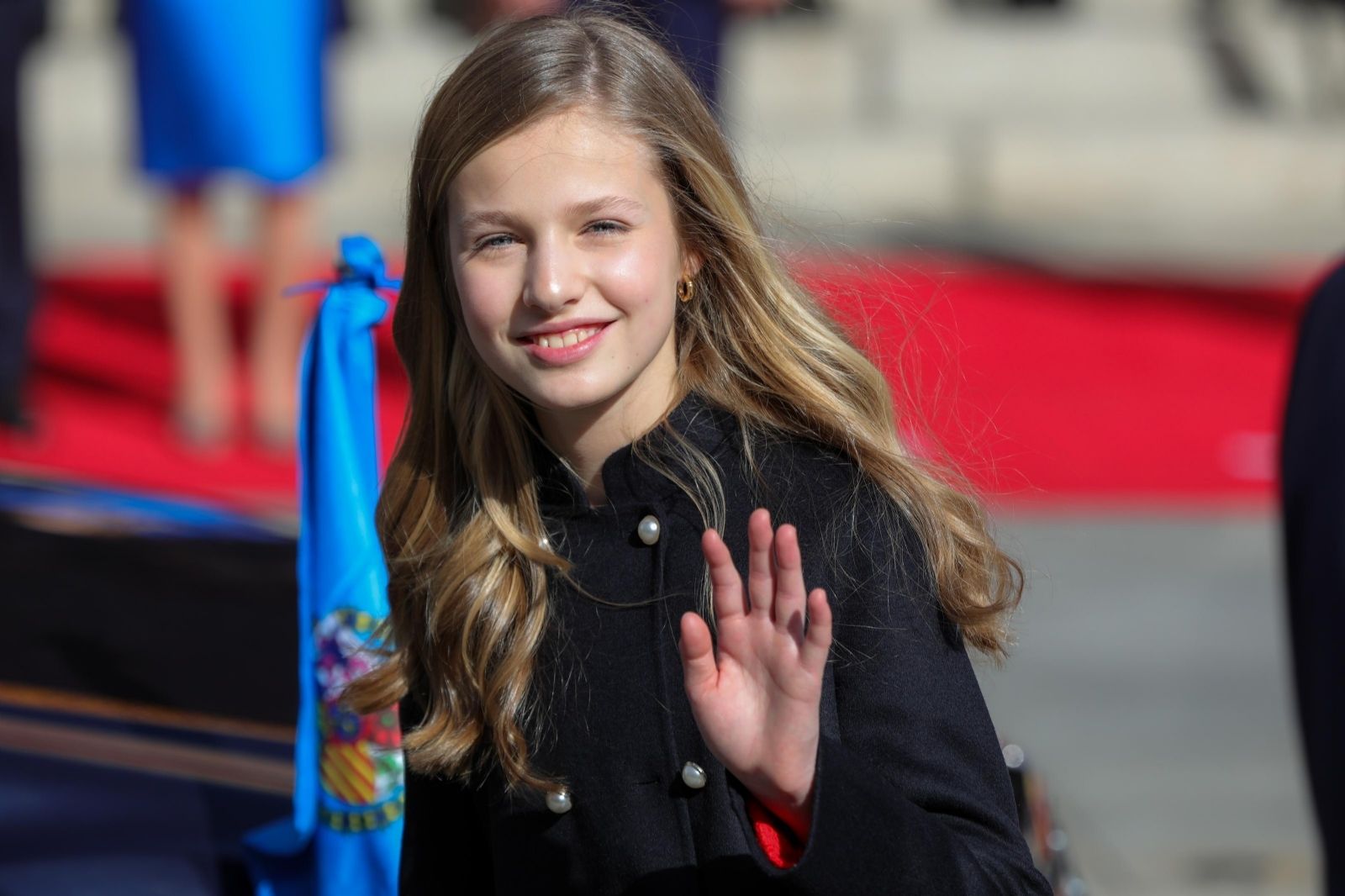 La princesa Leonor, en un acto oficial hace unos meses.
