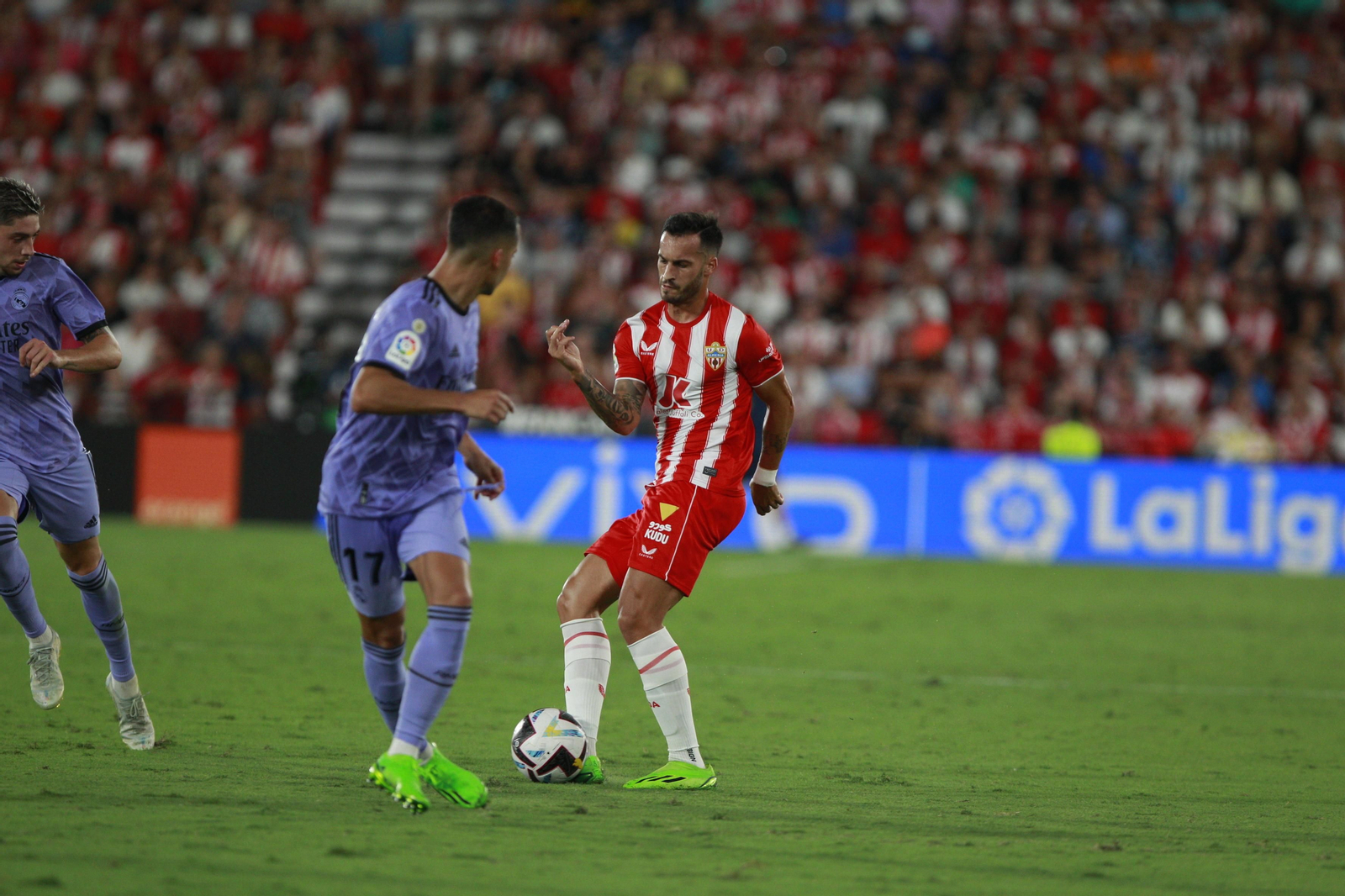 Imágenes del partido U.D. Almería-Real Madrid C.F. de la Liga Santander
