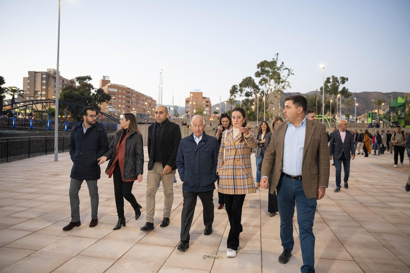 Las imágenes de la inauguración de la primera fase de la adecuación de la Rambla San Antonio de Aguadulce