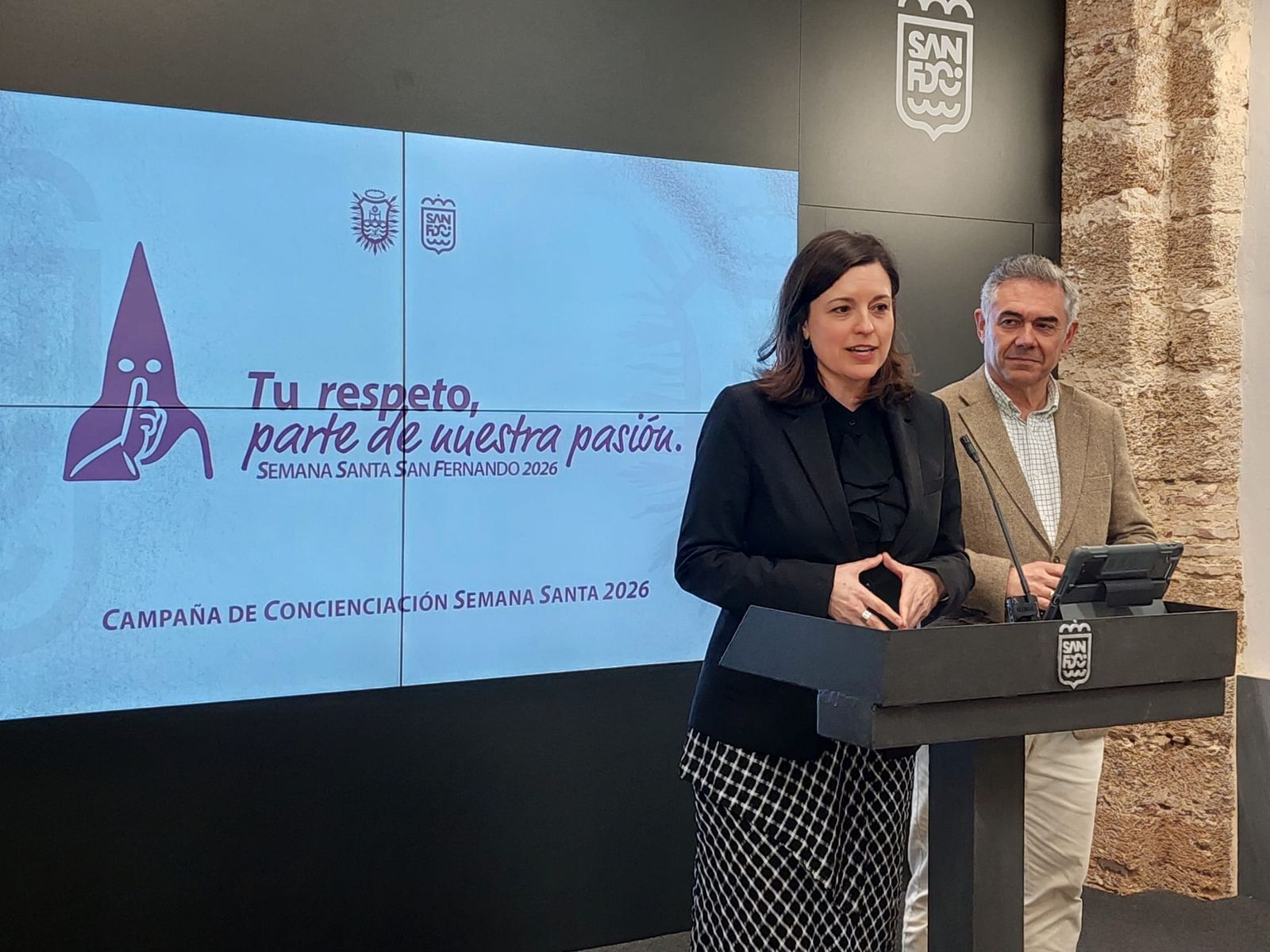 Cavada y Coto, durante la presentación de esta campaña.