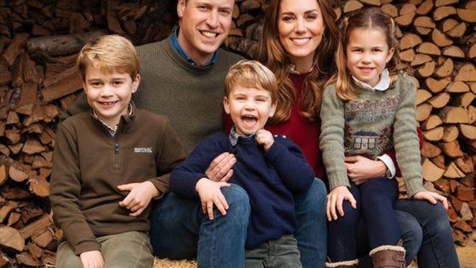Kate Middleton y Principe Guillermo con sus hijos