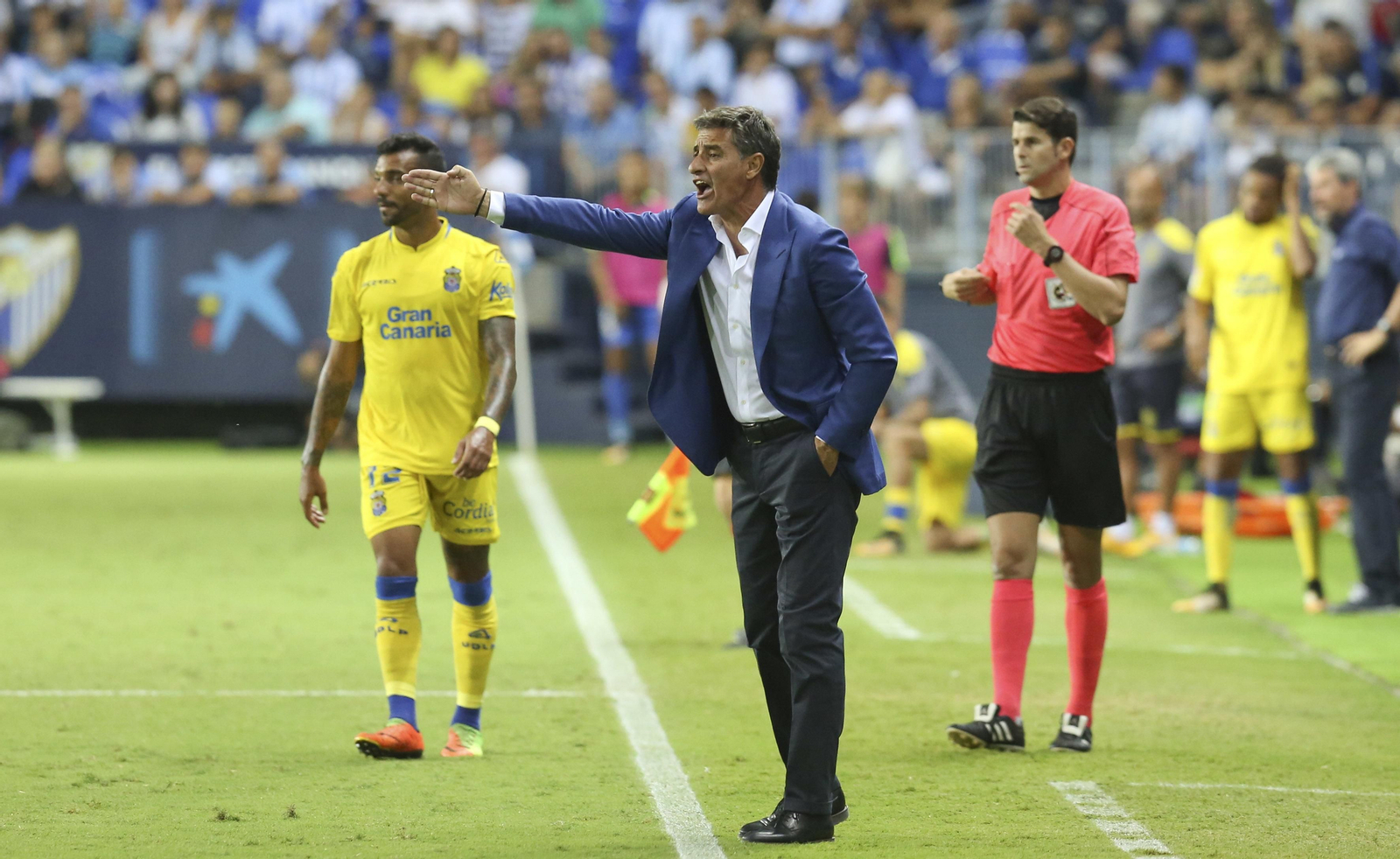 El Málaga CF-Las Palmas, en imágenes