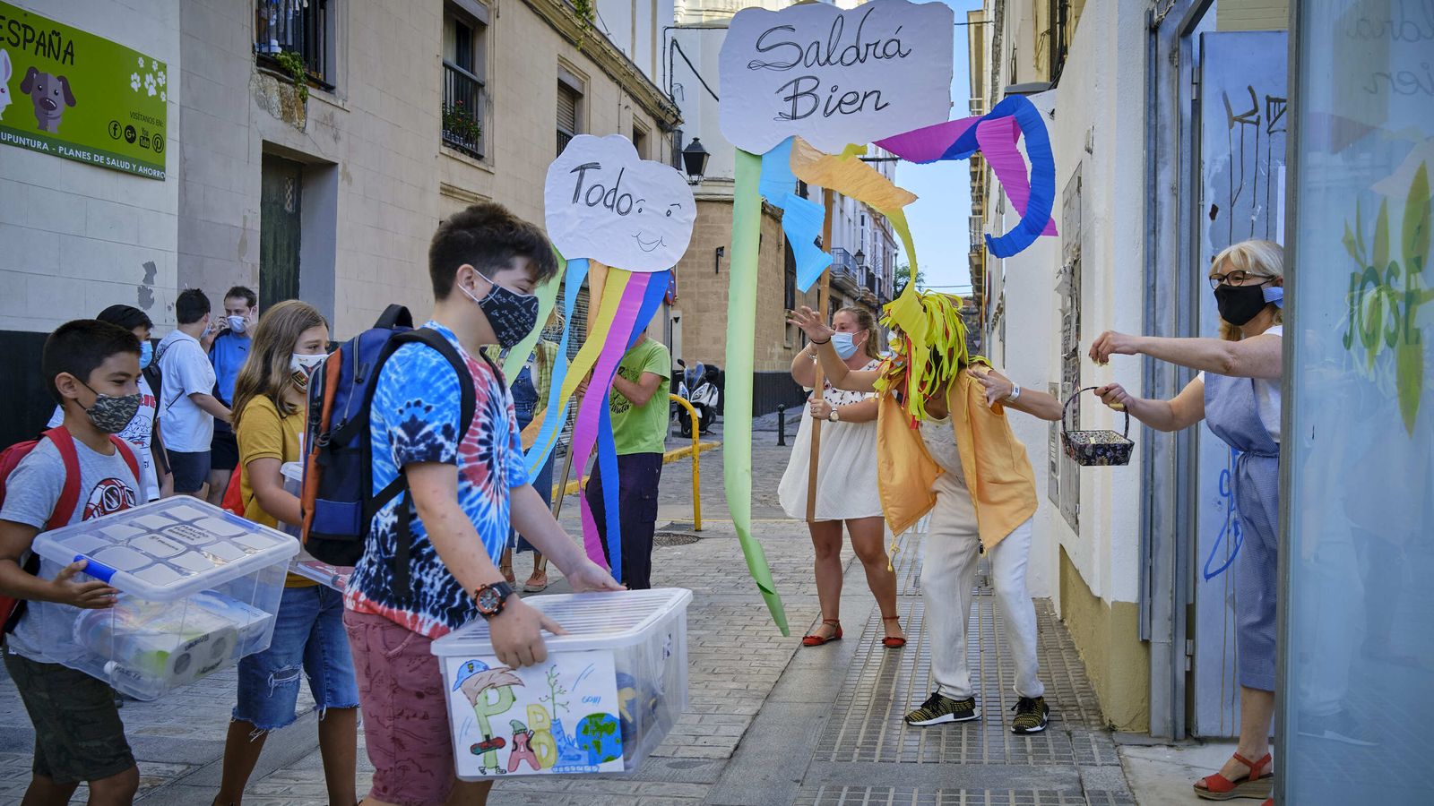 Los primeros niños ya han comenzado el curso más atípico de la historia.