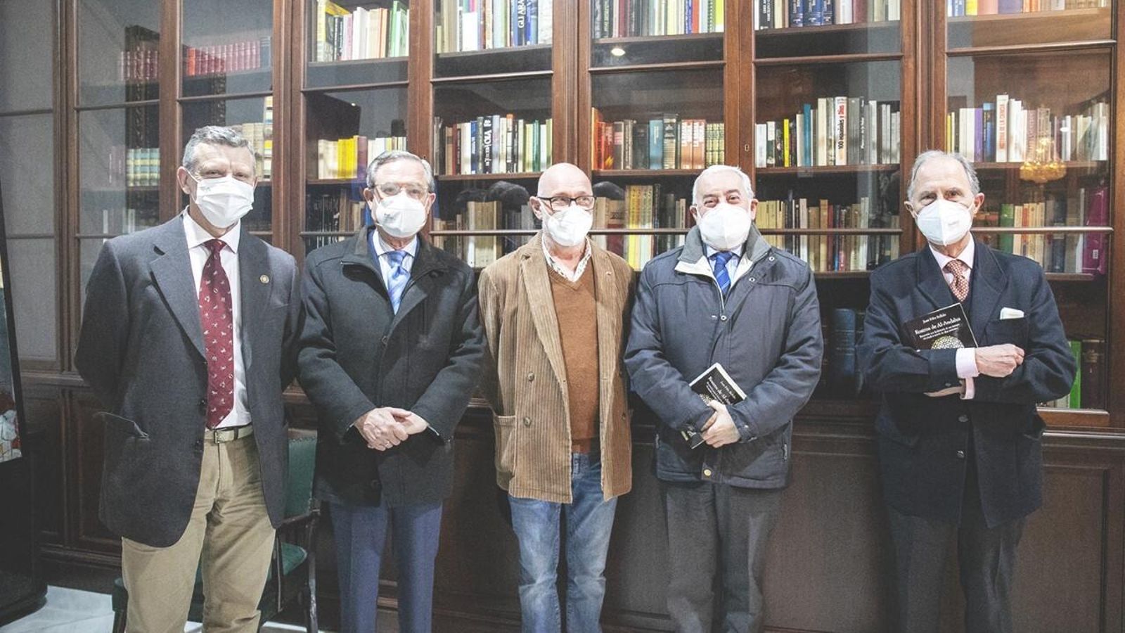 Juan Félix Bellido, en la Academia San Dionisio en la presentación de su obra.