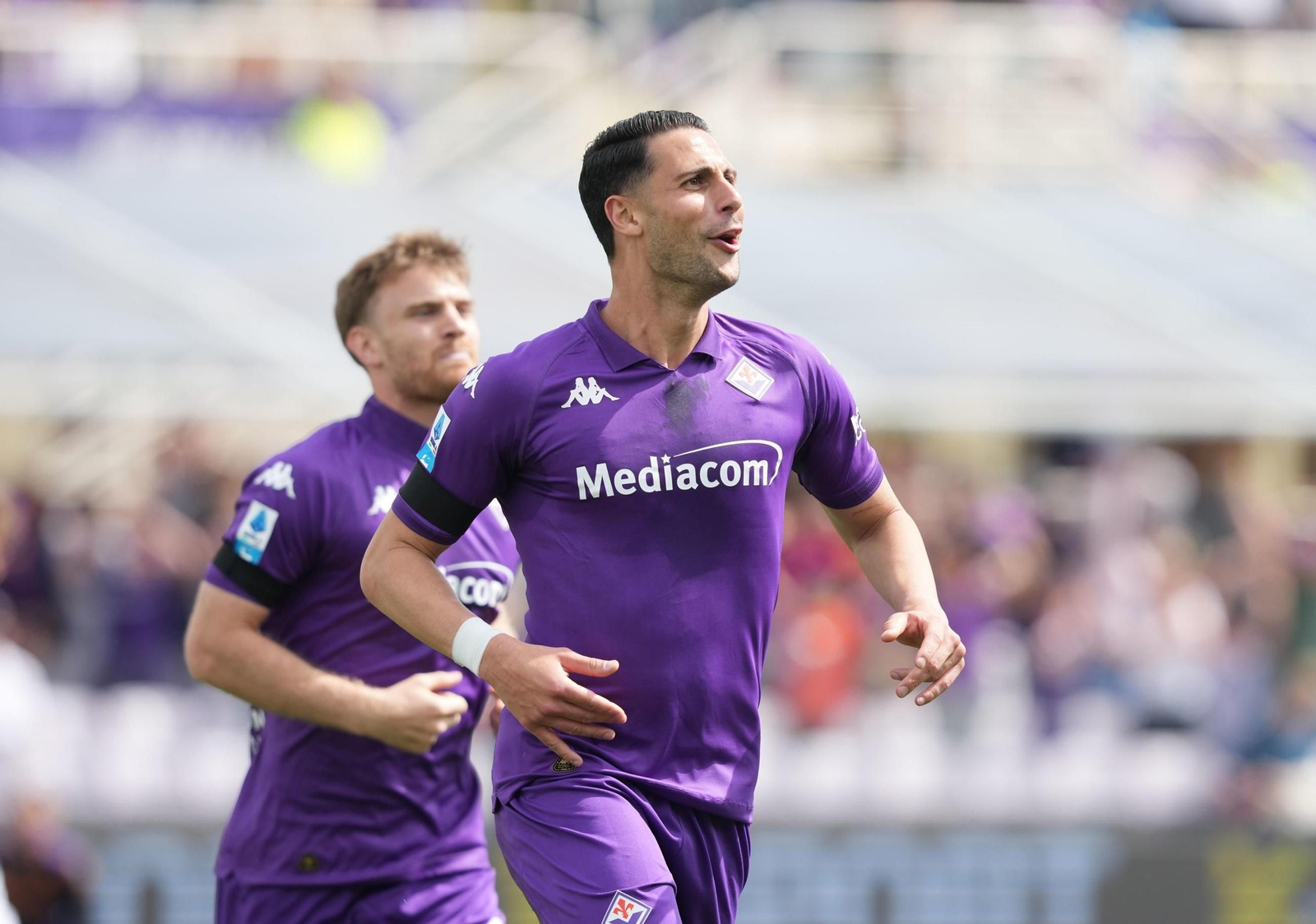 Mandragora celebra su gol, el segundo de ayer de su equipo en el 2-1 final.