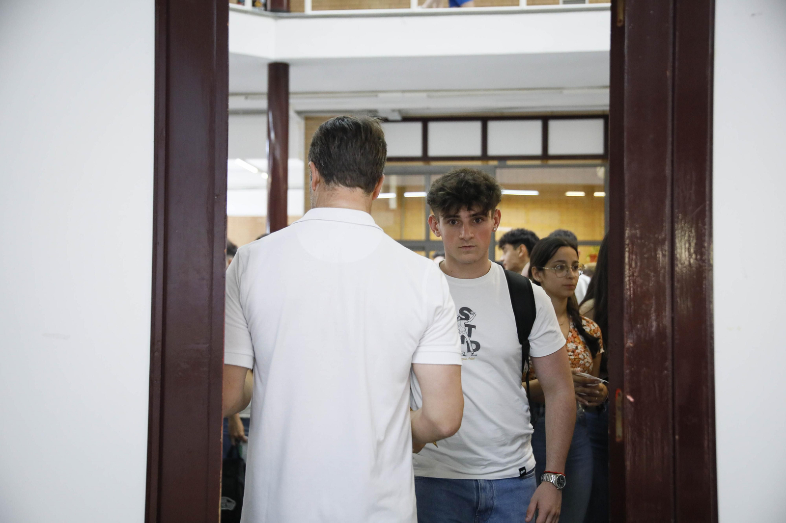 Imágenes de la evaluación para el acceso al sistema universitario (PEvAU)