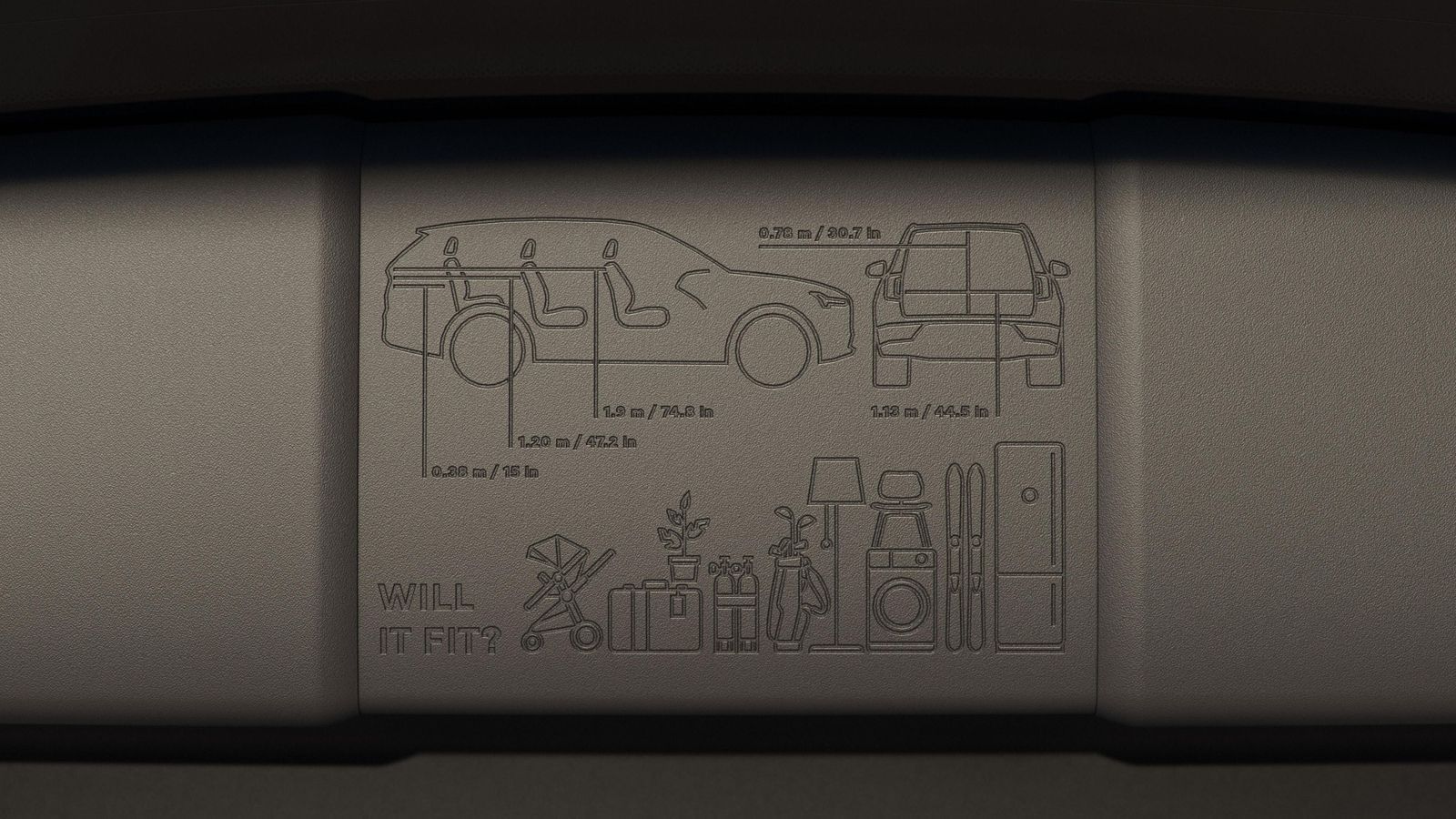 El espacio interior no sólo permite situar tres filas de asientos, sino también sacar provecho del mismo para diferentes situaciones.