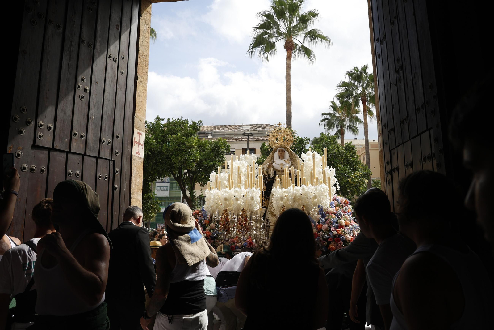 Las fotos de la peregrinación extraordinaria de la Esperanza de Algeciras a la iglesia de la Palma