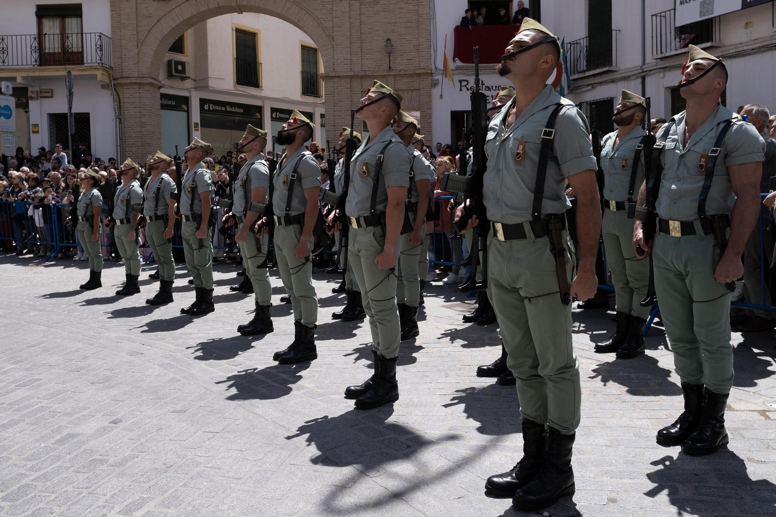La Legión en el Miércoles Santo de Antequera, en imágenes