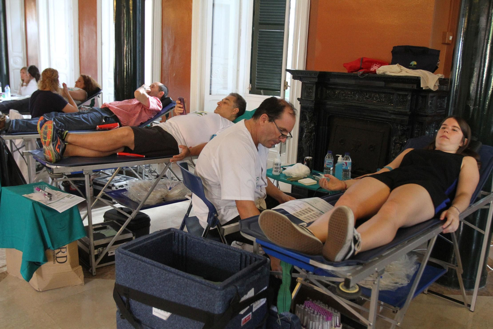 Macrocolecta de sangre en la Casa Colón