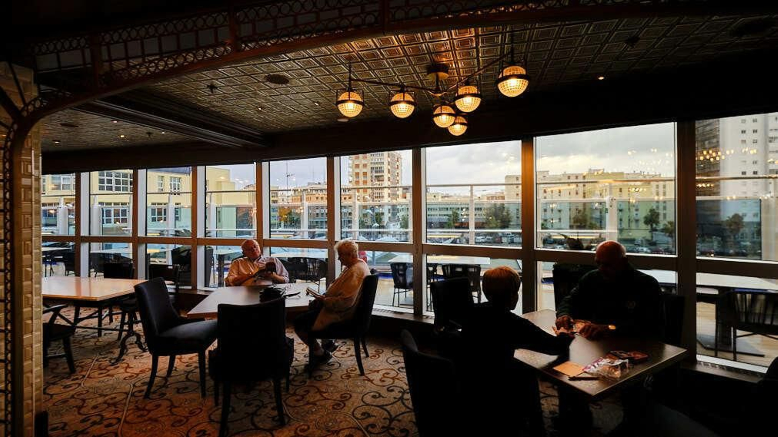 Interior del buque Sky Princess