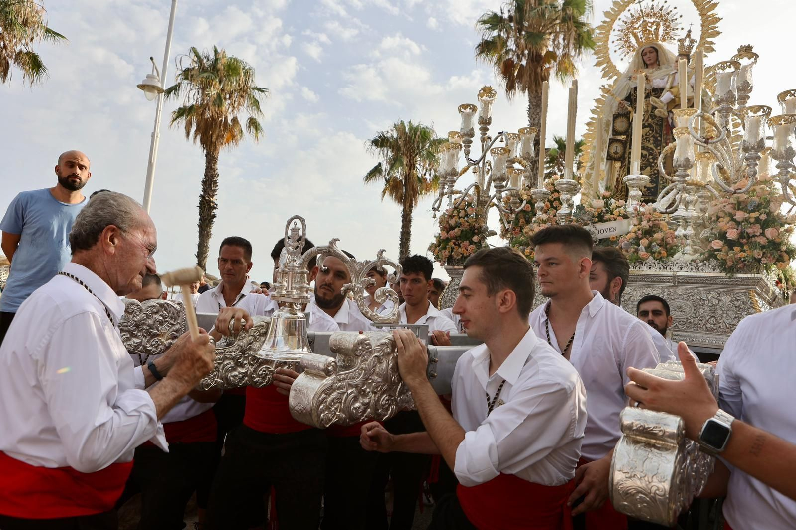 La procesión de la Virgen del Carmen en El Palo y Pedregalejo, en fotos