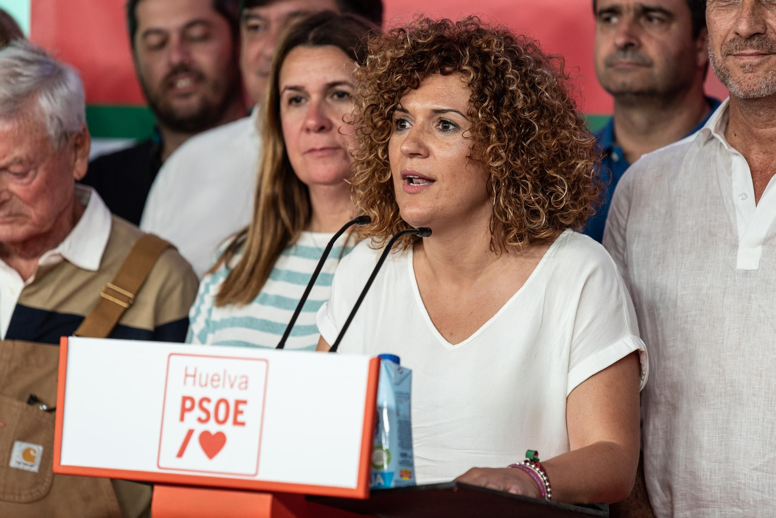 Imágenes: Así se ha vivido la noche electoral en la sede del PSOE en Huelva