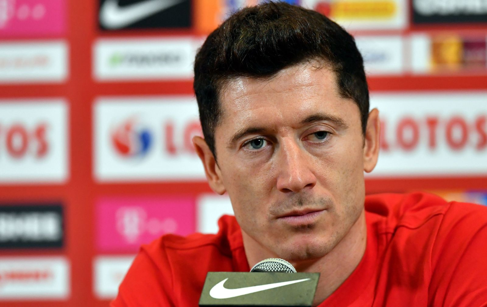 El jugador polaco Robert Lewandowski