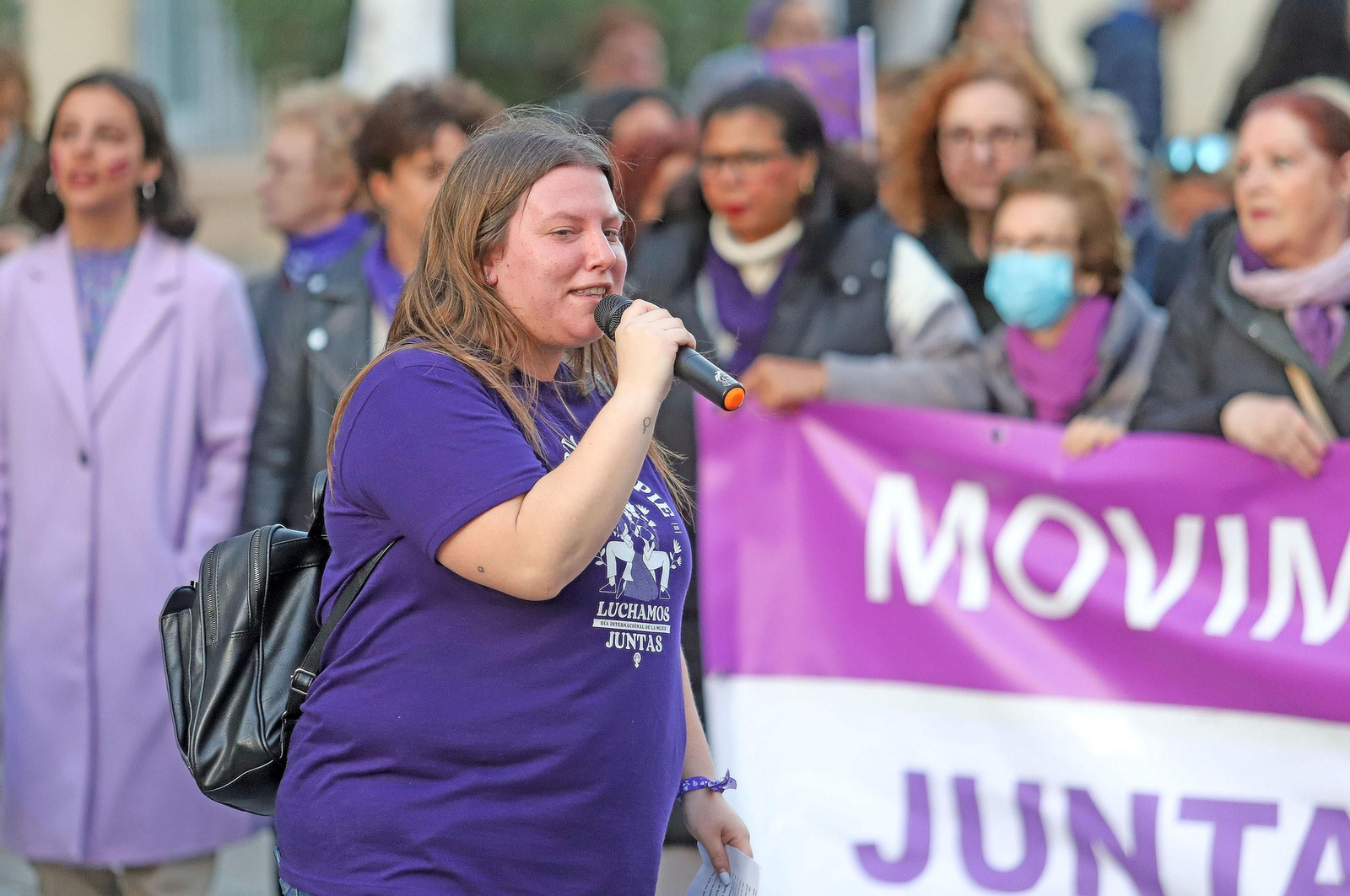 Imágenes de la manifestación del 8 de marzo, Día Internacional de la Mujer