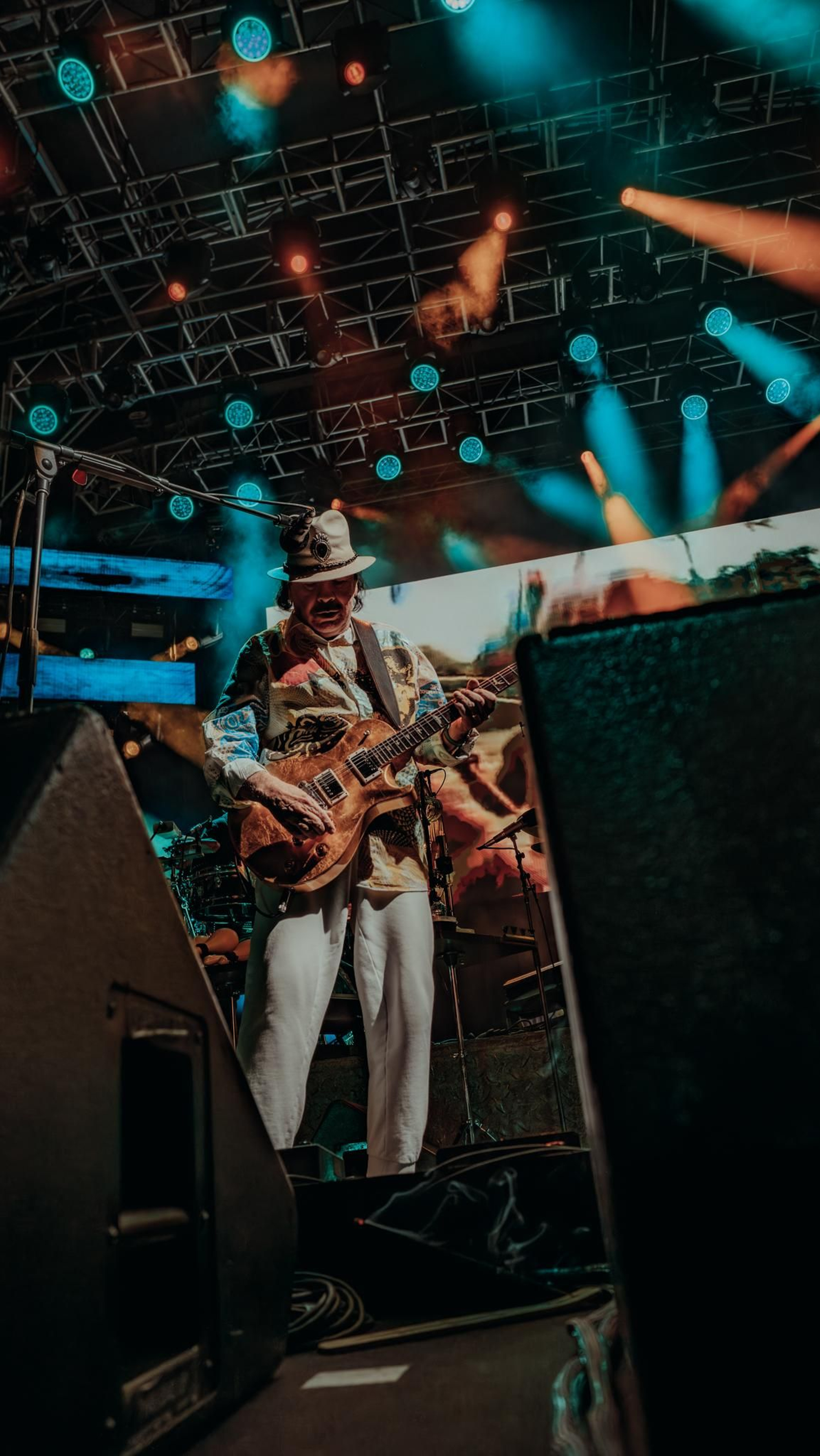 Las imágenes del concierto de Carlos Santana en Tío Pepe Festival en Jerez
