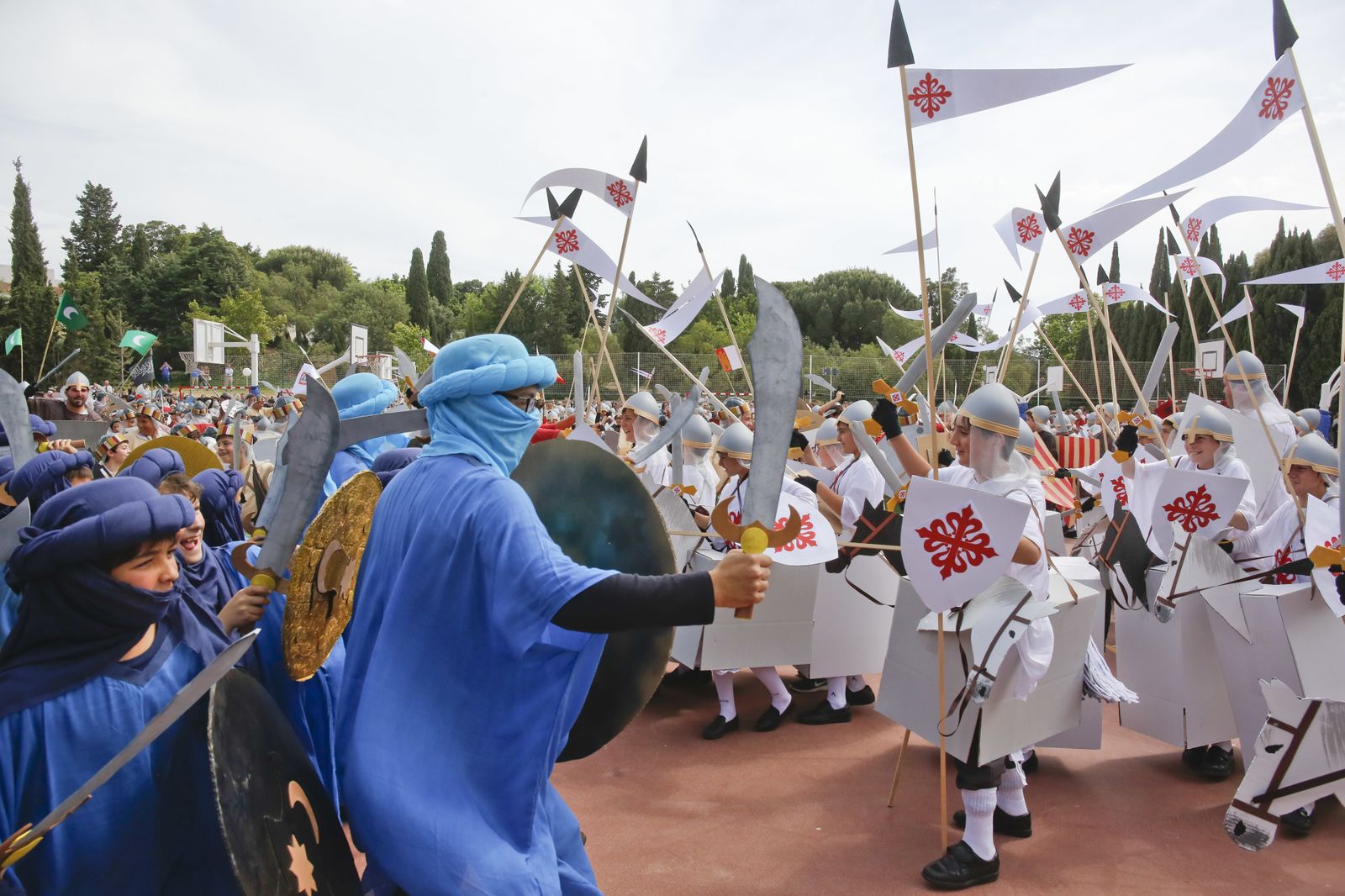 La Batalla de las Navas de Tolosa escenificada por los alumnos de El Romeral
