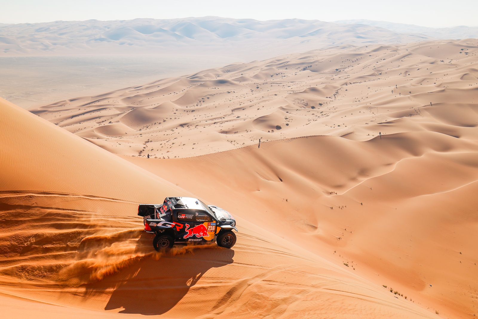 Las mejores fotos del Dakar por las dunas