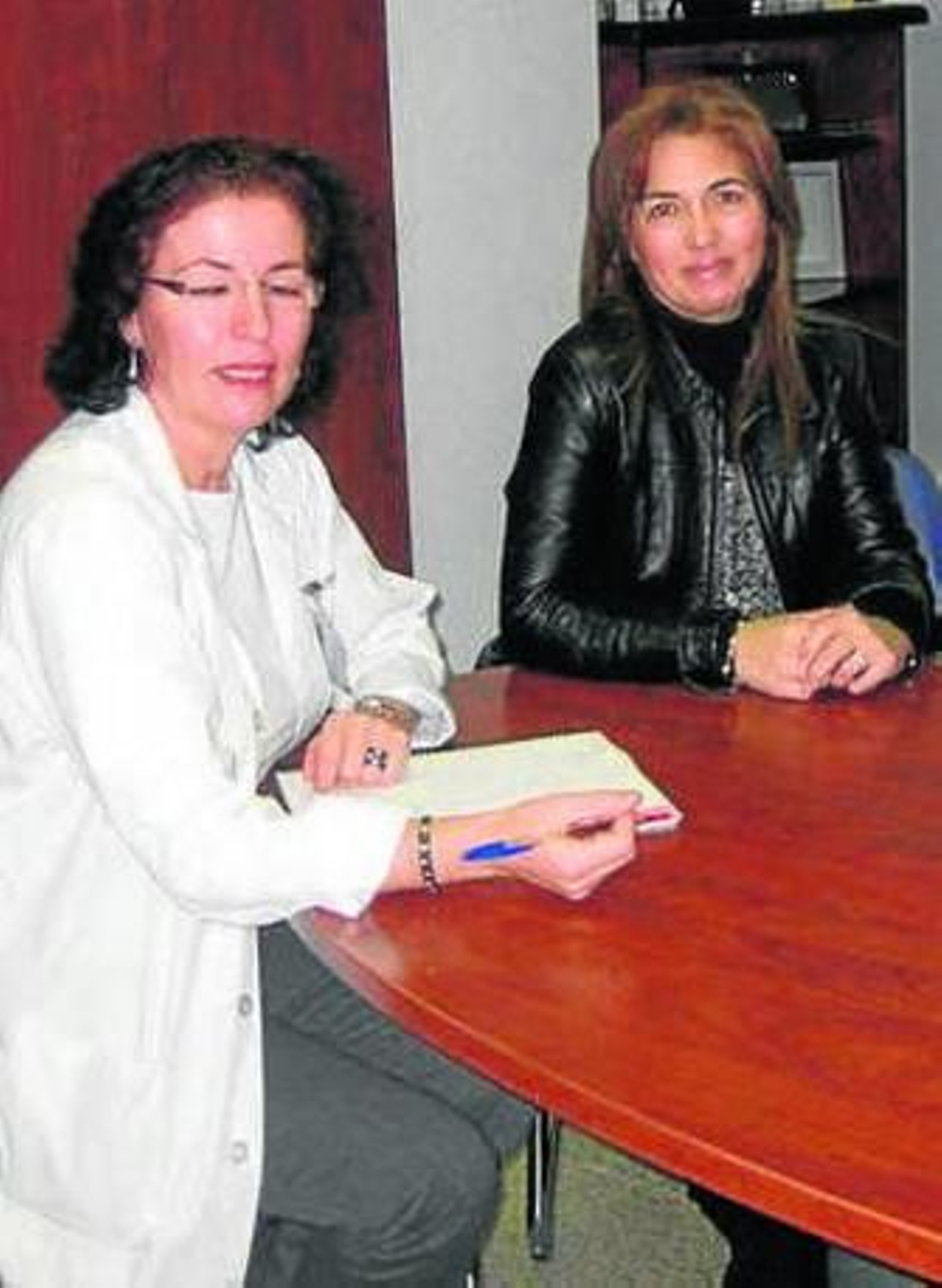 Reunión con Gracia Fernández.