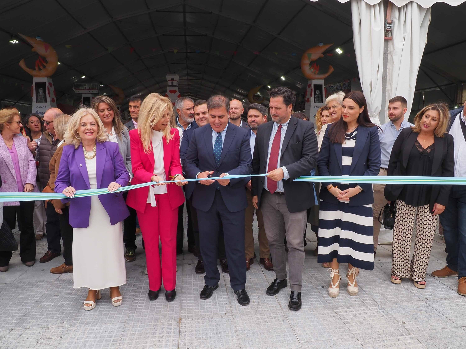 Las mejores fotografías del primer día de la Feria de la Gamba de Punta Umbría
