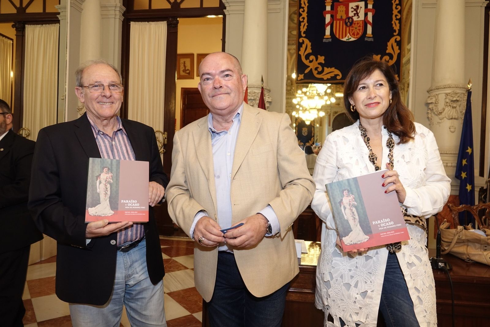 Gutiérrez Caba, Inglada y Del Corral, este miércoles, en la presentación.