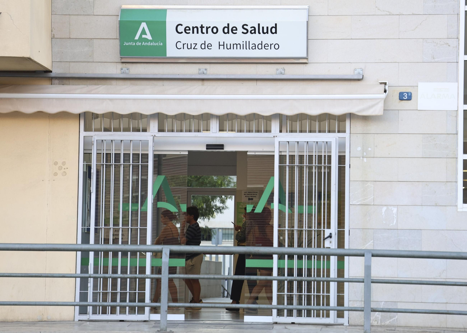 Urgencias del centro de salud de Cruz de Humilladero, este pasado jueves poco después de las 20:00.