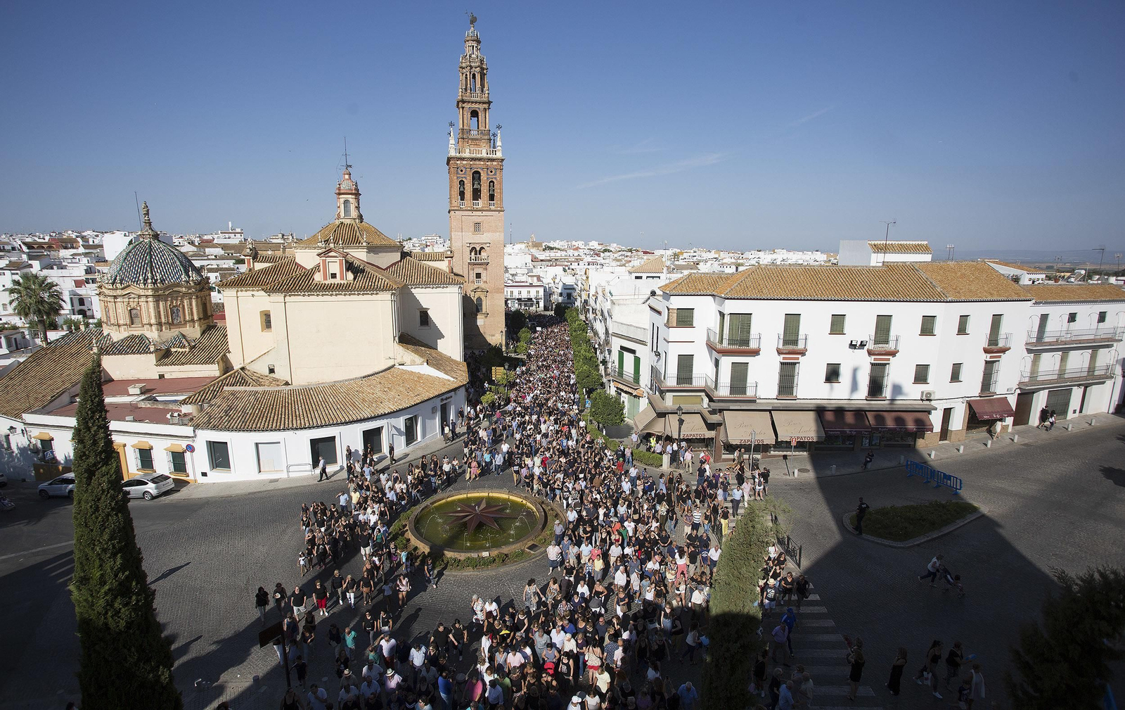 Manifestación en Carmona para exigir más seguridad