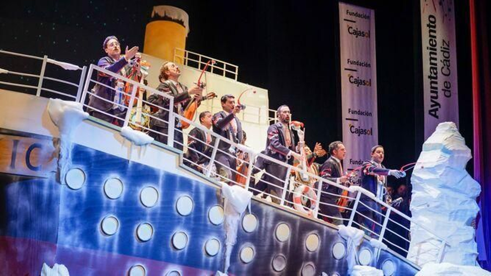 La chirigota 'La última y nos vamos'