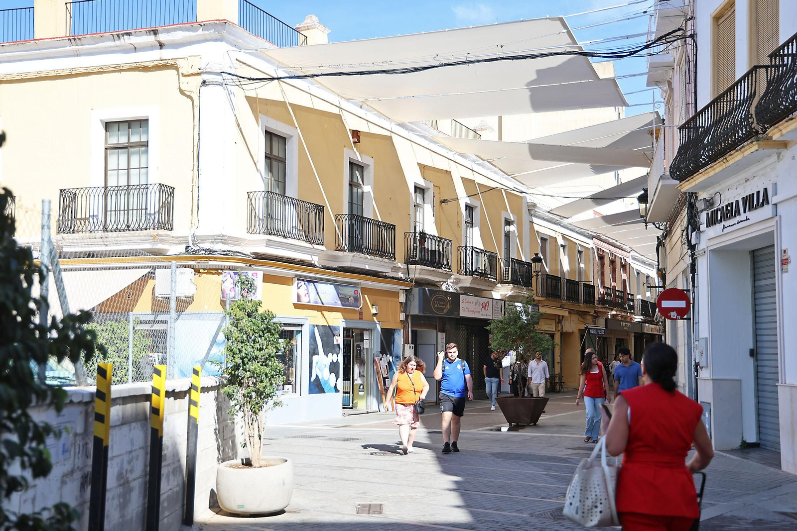 Imágenes de la zona donde irá ubicada la nueva Plaza Mayor de Huelva