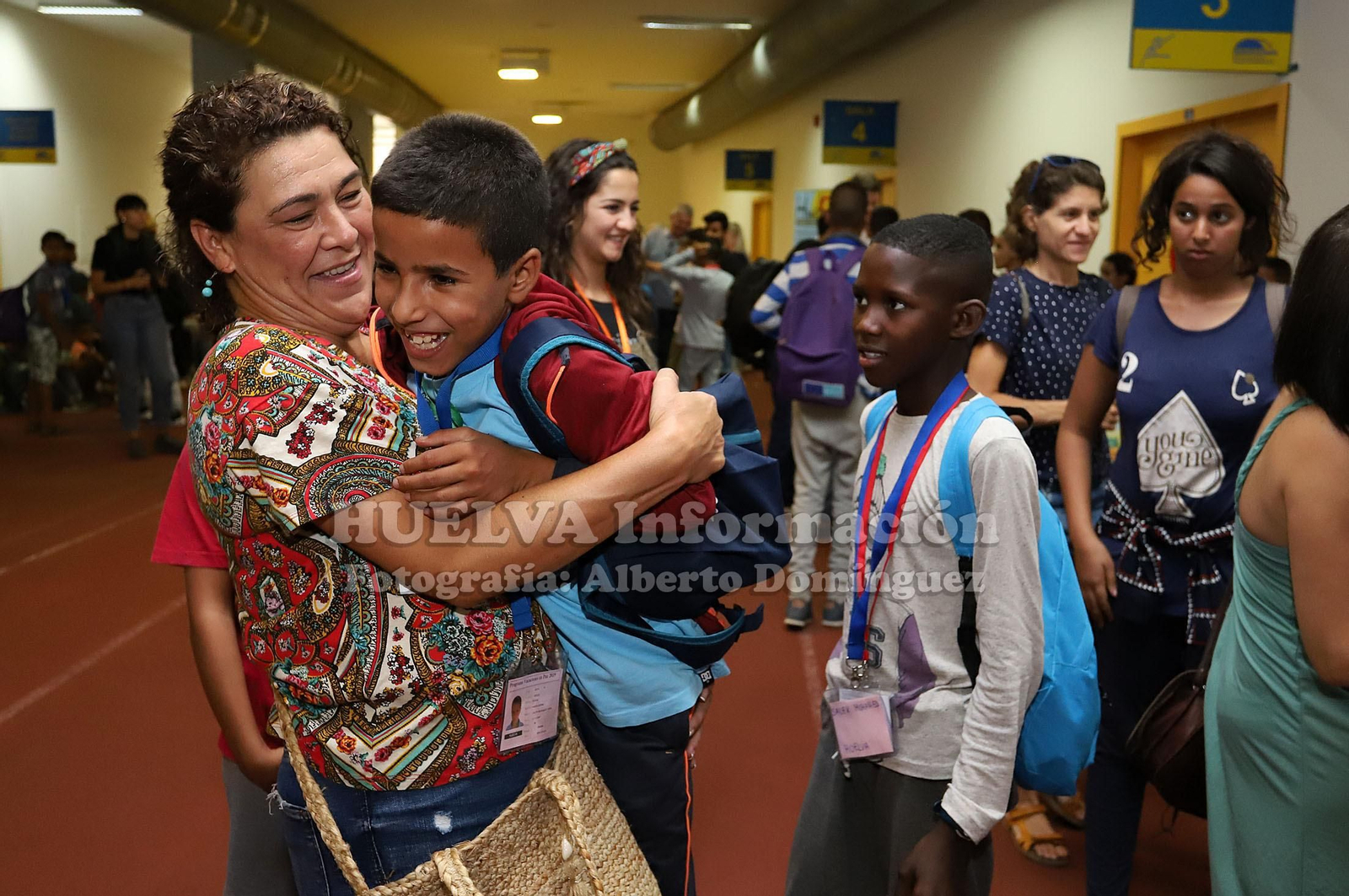 Imágenes de la llegada de los niños saharauis