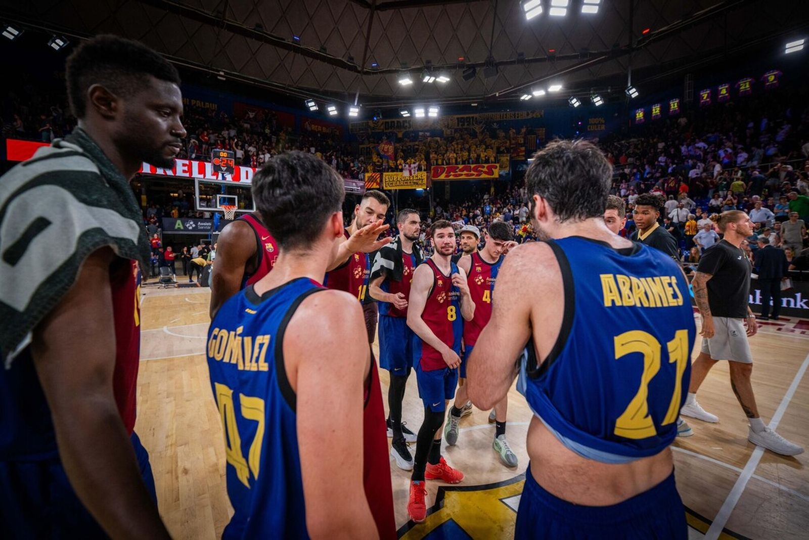 El Barça, tras la derrota con el Unicaja.